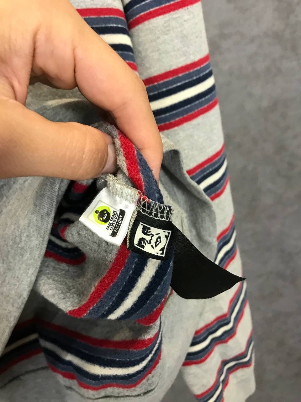 Obey Obey striped pocket sweatshirt Size US L / EU 52-54 / 3 - 6 Thumbnail