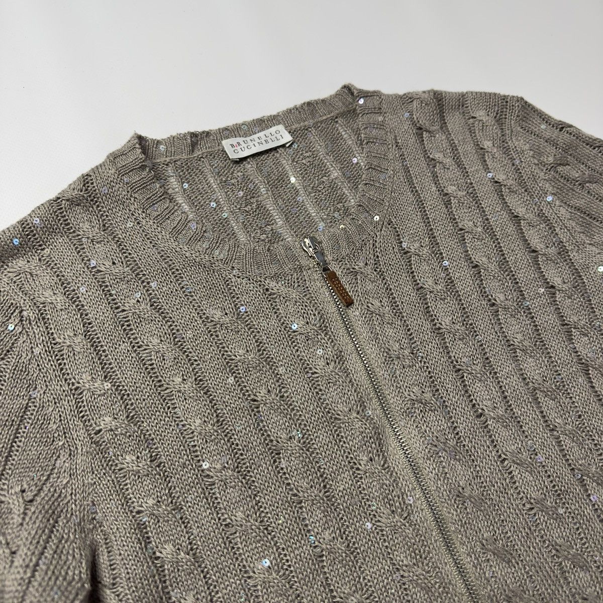 Brunello Cucinelli Brunello Cucinelli zip sweater Size L / US 10 / IT 46 - 2 Thumbnail