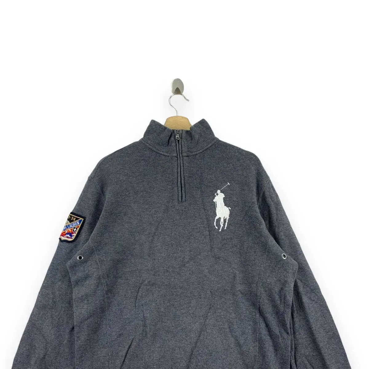 Polo Ralph Lauren Vintage POLO RALPH LAUREN Patch Polo Ski Half Zipper Size US M / EU 48-50 / 2 - 3 Thumbnail