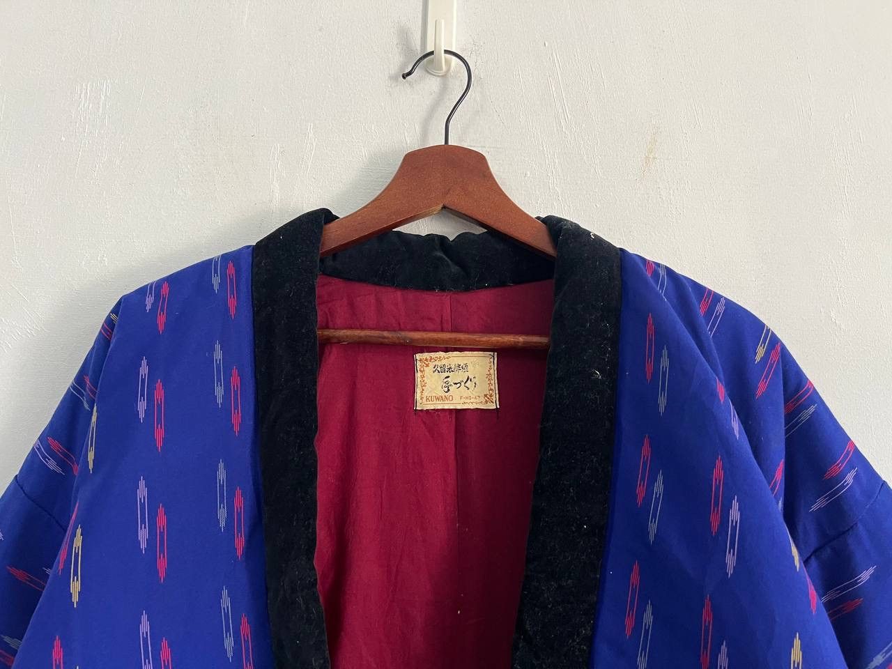Japanese Brand Vintage Kuwano Indigo Japan Kimono Size US L / EU 52-54 / 3 - 3 Thumbnail