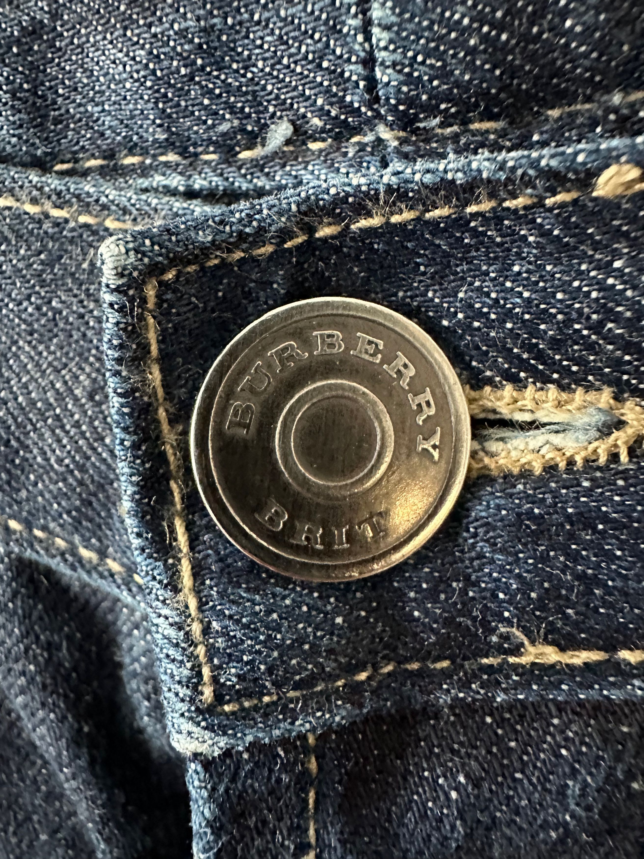 Burberry BURBERRY Brit indigo blue denim pants jeans Size US 34 / EU 50 - 4 Thumbnail