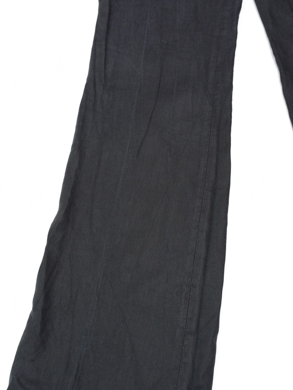 Gucci Gucci Hemp Silk Washed Black Pants Trousers Size 26" / US 2 / IT 38 - 6 Thumbnail