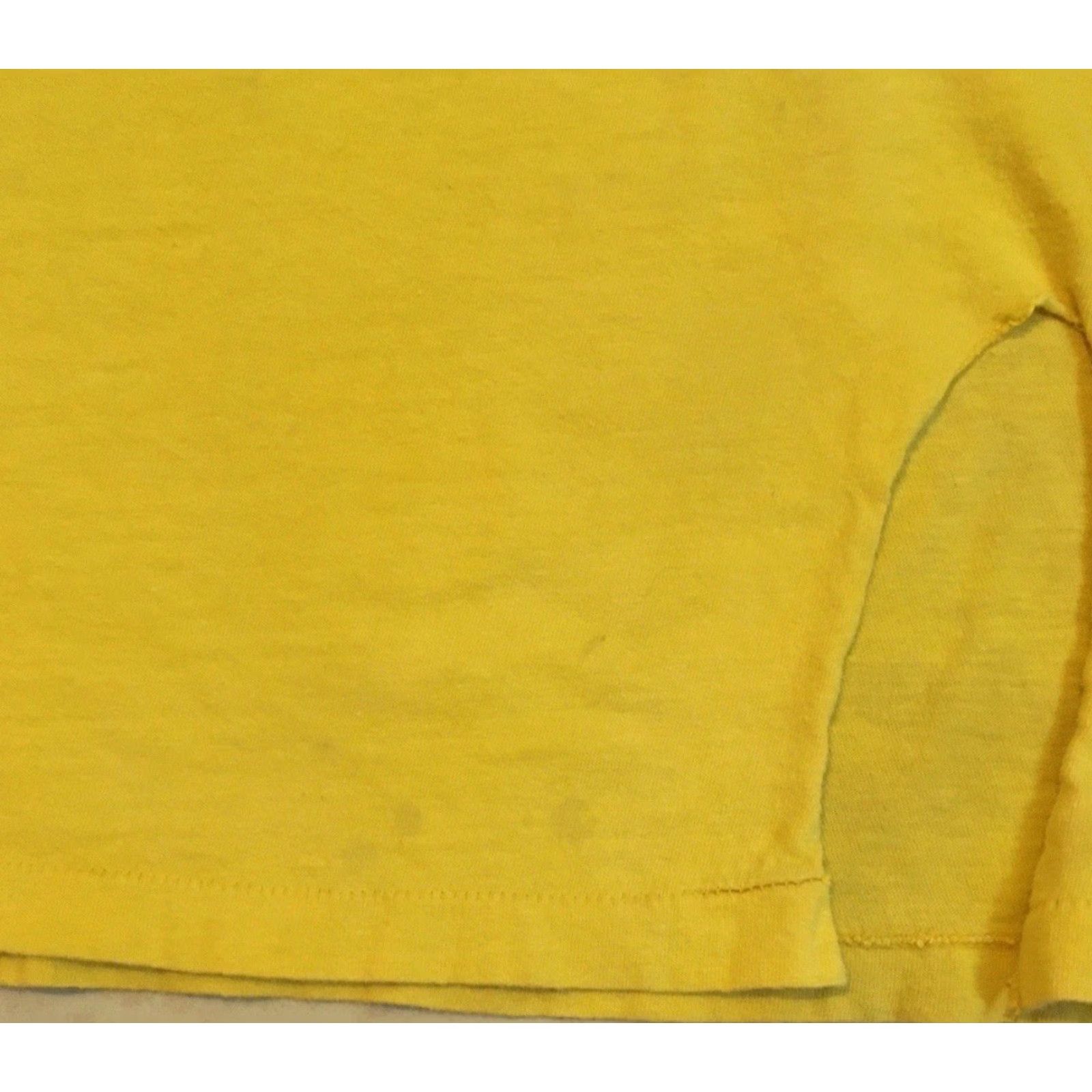 Vintage Vtg 70s Trust Me Would I Lie To You Faded Distress Shirt L Funny Joke Grunge 80s Shirt Mens Yellow Size US L / EU 52-54 / 3 - 4 Thumbnail