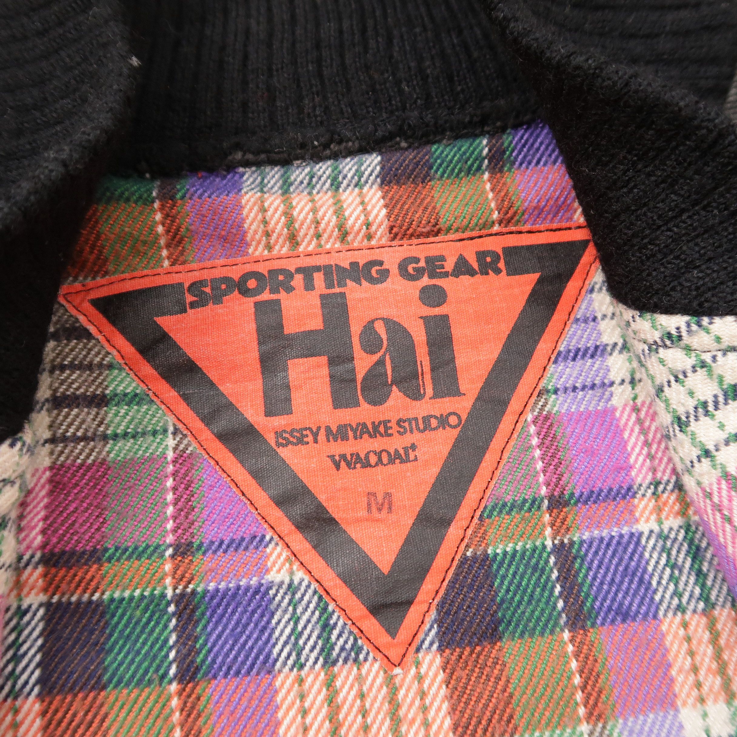Hai Sporting Gear × Issey Miyake Hai Sporting Gear Issey Miyake Distressed Bomber Jacket Size US M / EU 48-50 / 2 - 3 Thumbnail
