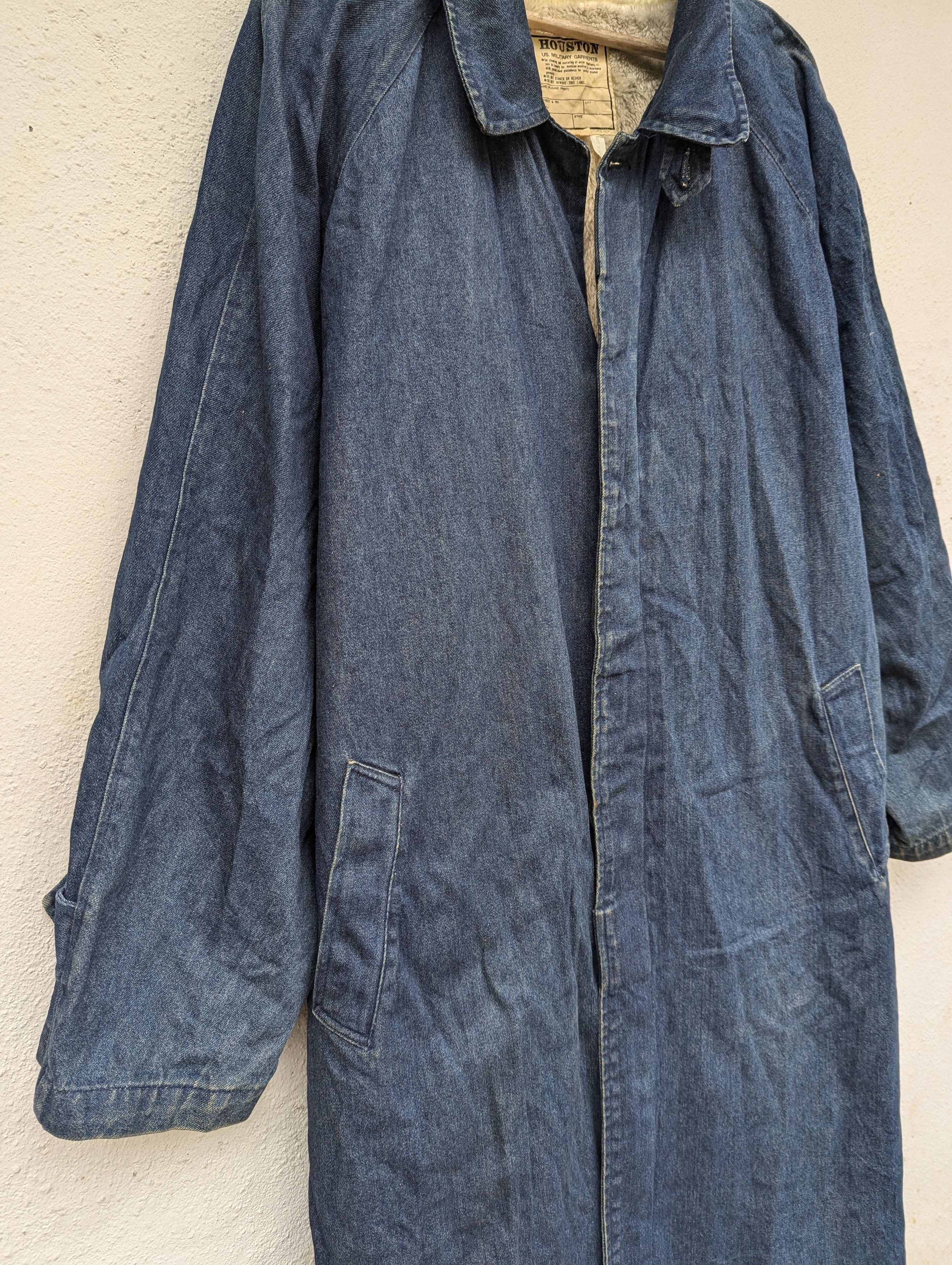 Vintage HOUSTON US MILITARY GARMENT DENIM PARKA Size US L / EU 52-54 / 3 - 4 Thumbnail