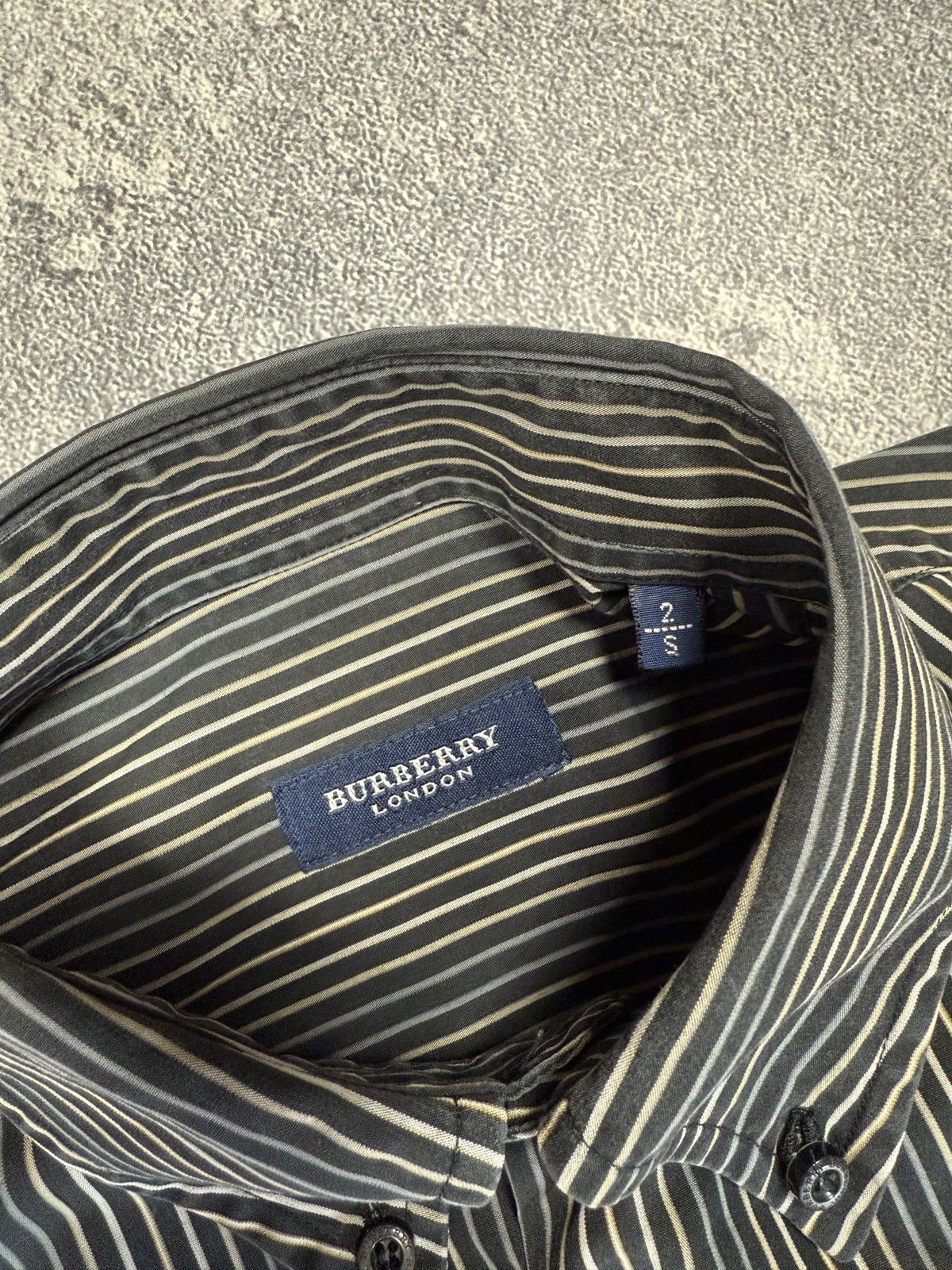 Burberry Burberry shirt men cotton vintage logo S gray Size US S / EU 44-46 / 1 - 8 Thumbnail