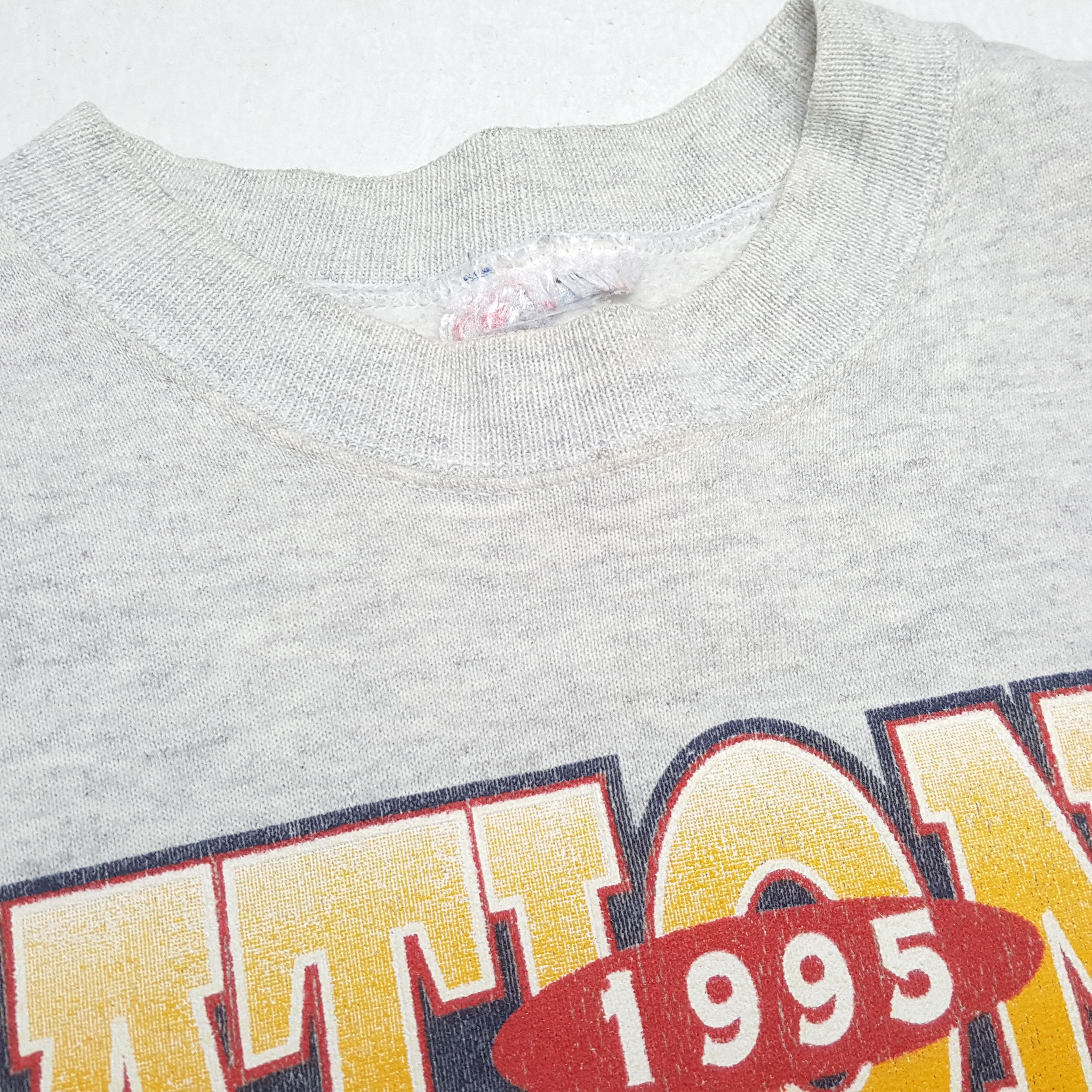 MLB × Vintage Vintage 90's ATLANTA BRAVES MLB Baseball Team Sweatshirts Size US L / EU 52-54 / 3 - 9 Thumbnail