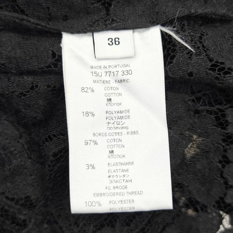 Givenchy Givenchy Limited edition Pervert 17 black lace T-shirt Size US S / EU 44-46 / 1 - 5 Thumbnail