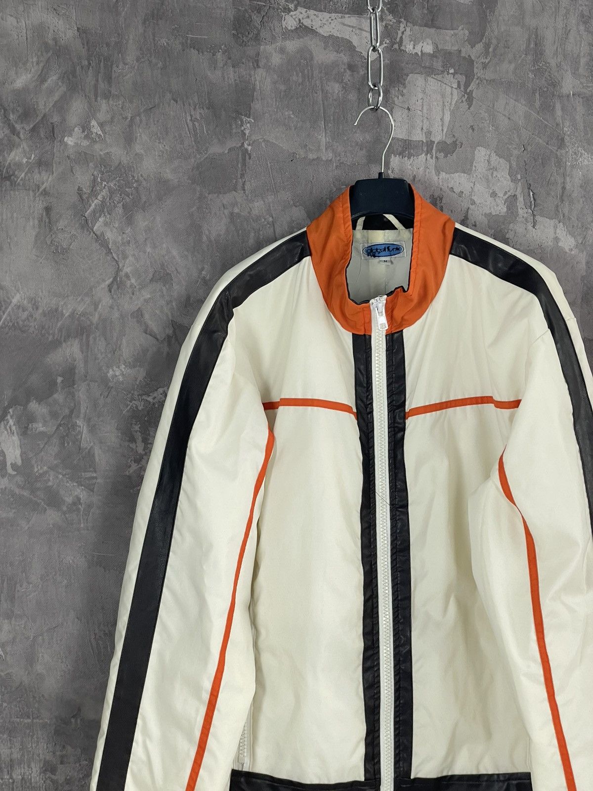Vintage Racing Rare Leather Lines Vintage Moto Hype Jacket Size US M / EU 48-50 / 2 - 3 Thumbnail
