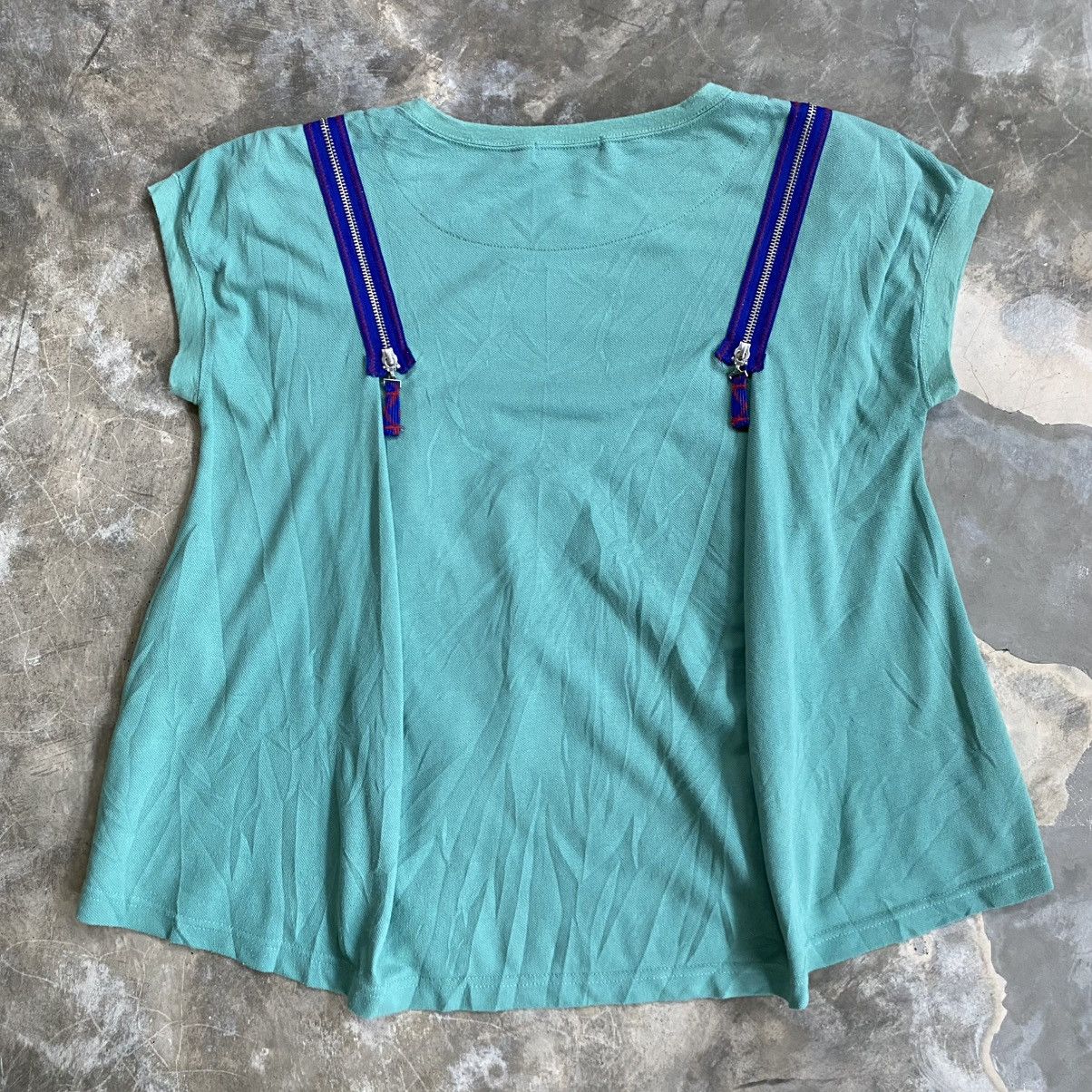 Issey Miyake 2000’s Ne-Net by Issey Miyake Multi Zip T-Shirt Size M / US 6-8 / IT 42-44 - 2 Thumbnail