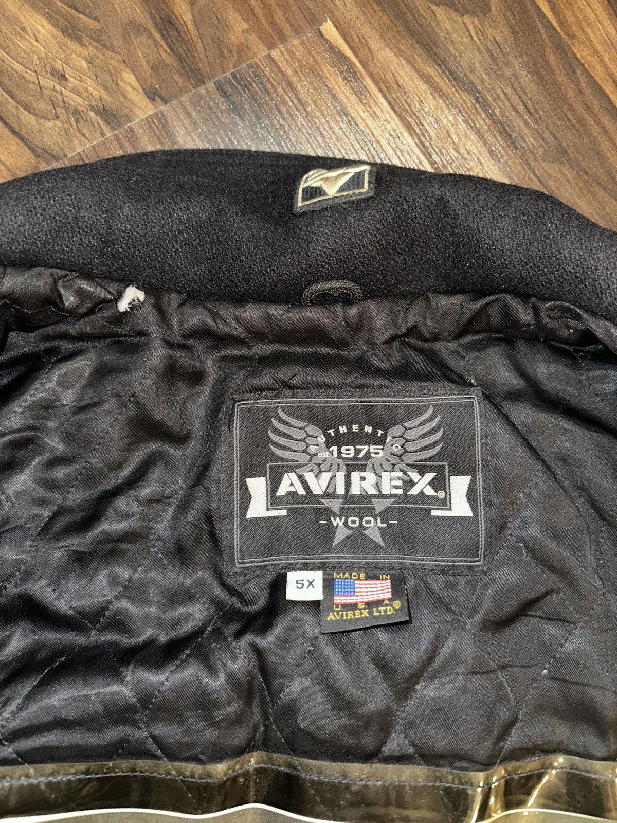 Avirex AVIREX STALLION LEATHER VARSITY JACKET PLAYBOI CARTI SZ 5XL Size US XXL / EU 58 / 5 - 5 Thumbnail