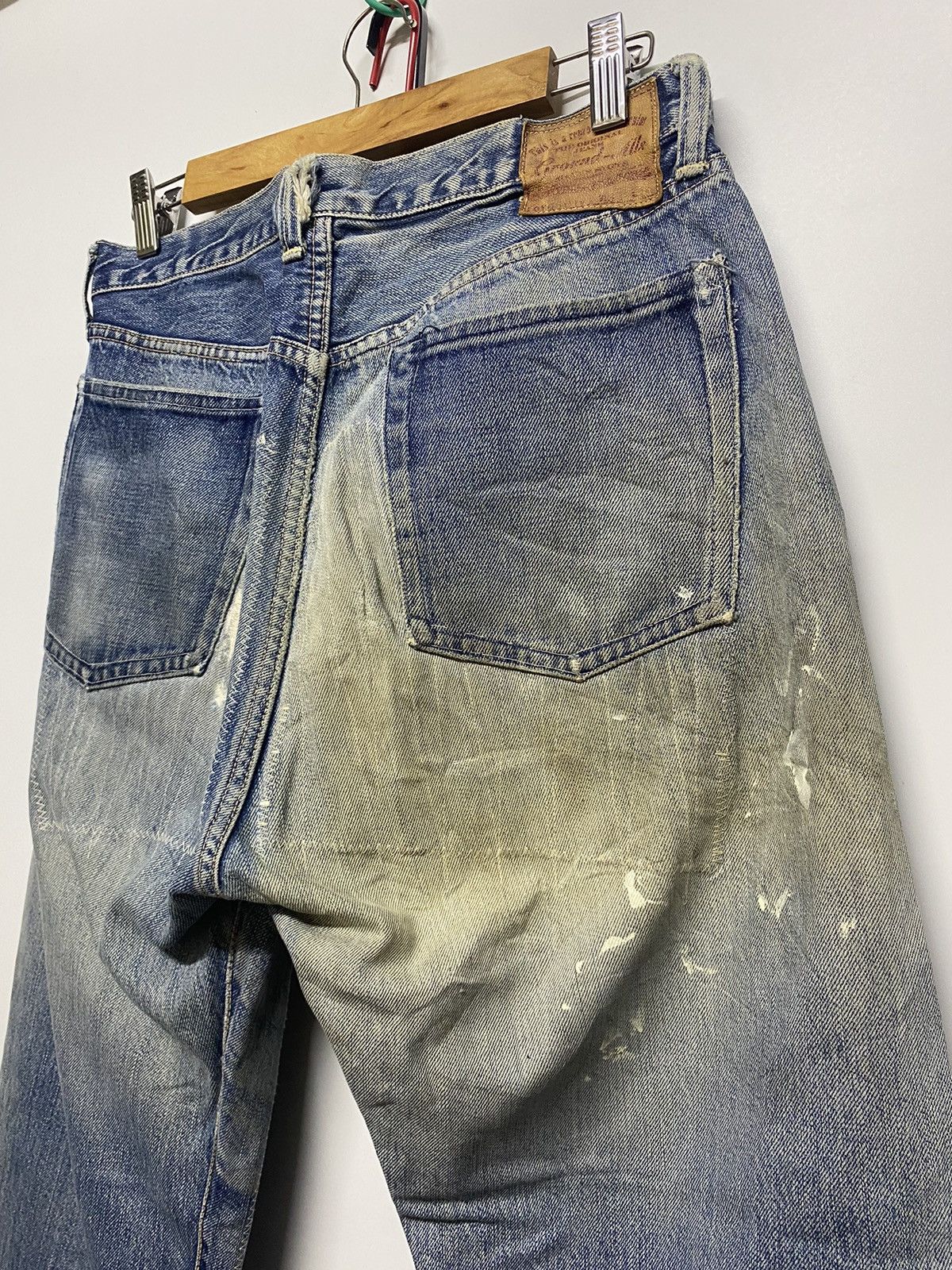 Japanese Brand × Vintage Vintage Ground-Alls Japanese Brand Distressed Denim Jeans Size US 30 / EU 46 - 10 Thumbnail