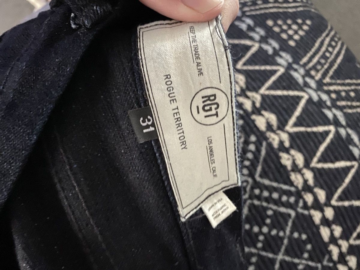 Rogue Territory Rogue Territory 31x30 - 17oz indigo X stealth SK cryptic Size US 31 - 4 Thumbnail