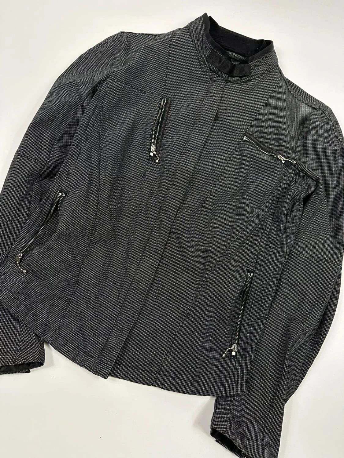 Marithe + Francois Girbaud Marithé + Francois Girbaud Fitted Jacket Pied de Poule Size M / US 6-8 / IT 42-44 - 5 Thumbnail
