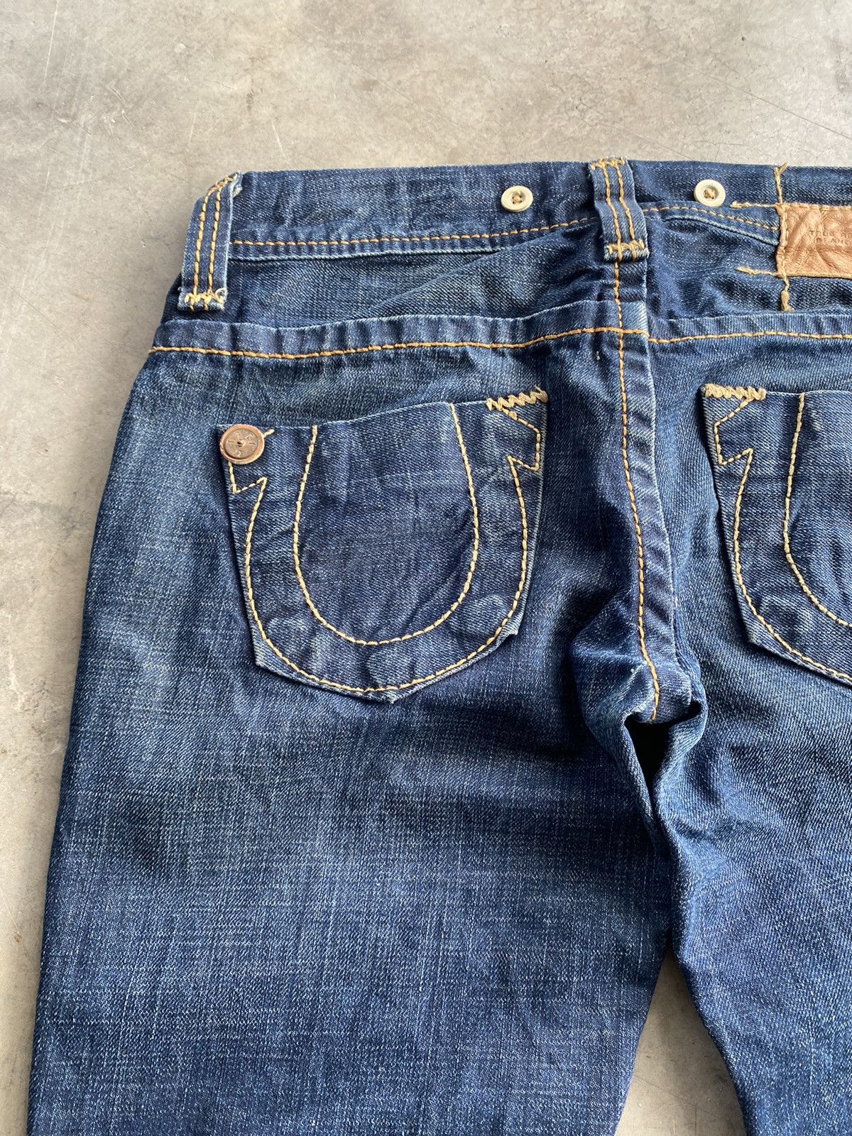 Evisu × Tornado Mart × True Religion Vintage True Religion Low Rise Slim Jeans @119 Size US 31 - 5 Thumbnail