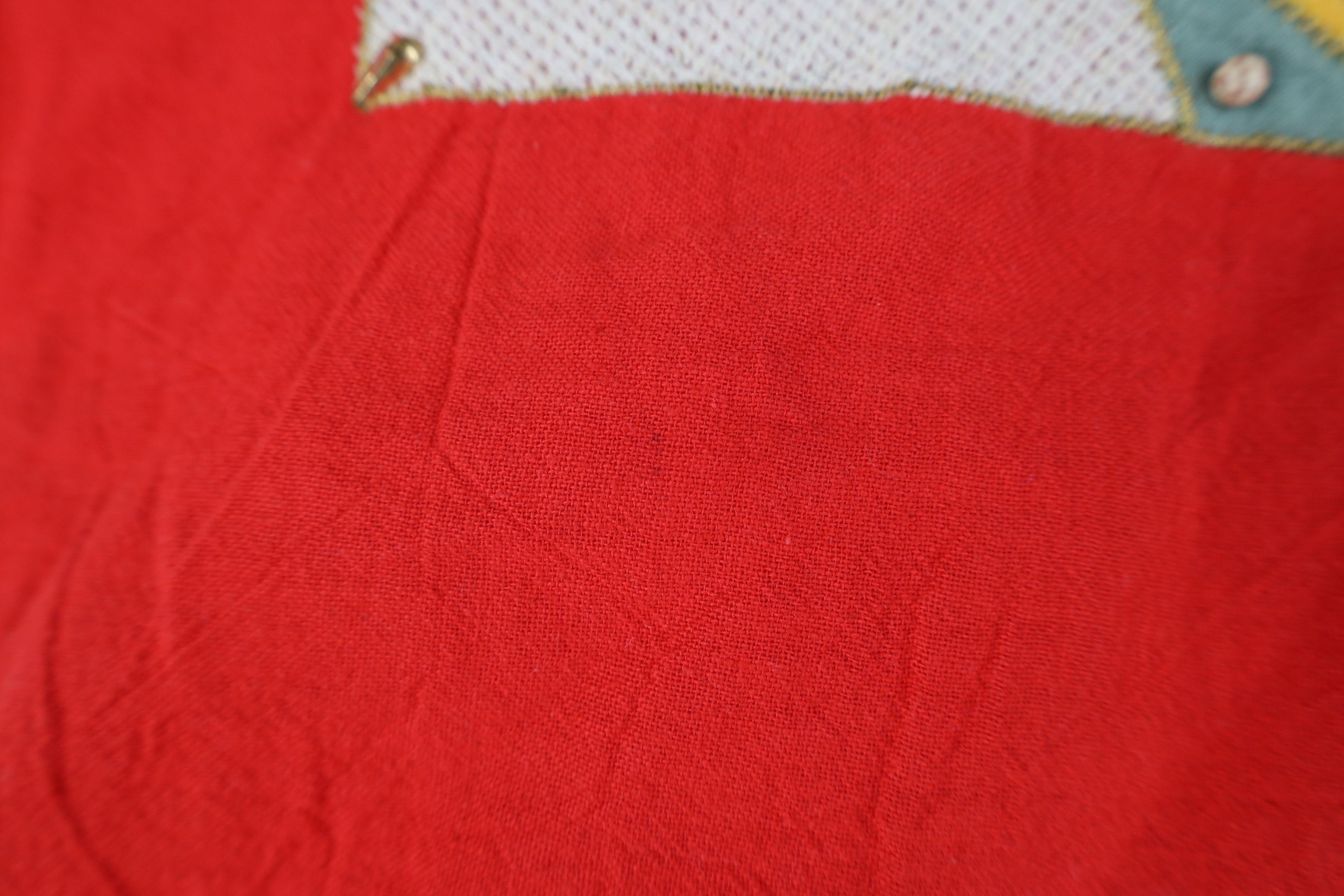 Vintage Vintage 90s Streetwear Cotton Abstract Sun Shirt Red USA Size L / US 10 / IT 46 - 5 Thumbnail