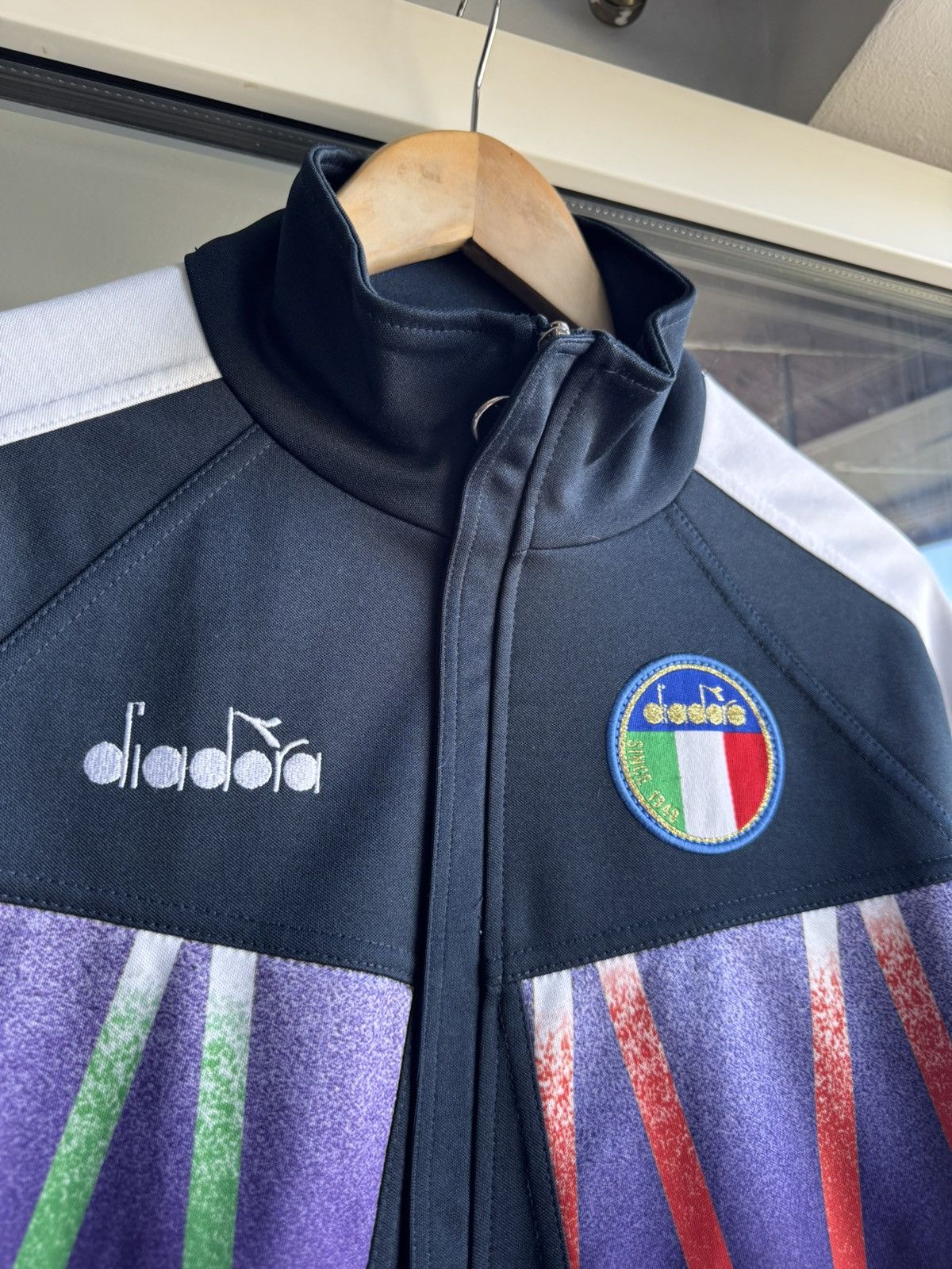 Diadora Retro Diadora Italy Word Cup 1994 Zip Hoodie Size US S / EU 44-46 / 1 - 7 Thumbnail