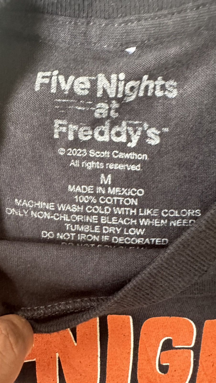 Expert Horror FIVE NIGHT AT FREDDY’S HORROR MOVIE TEE Size US M / EU 48-50 / 2 - 4 Thumbnail