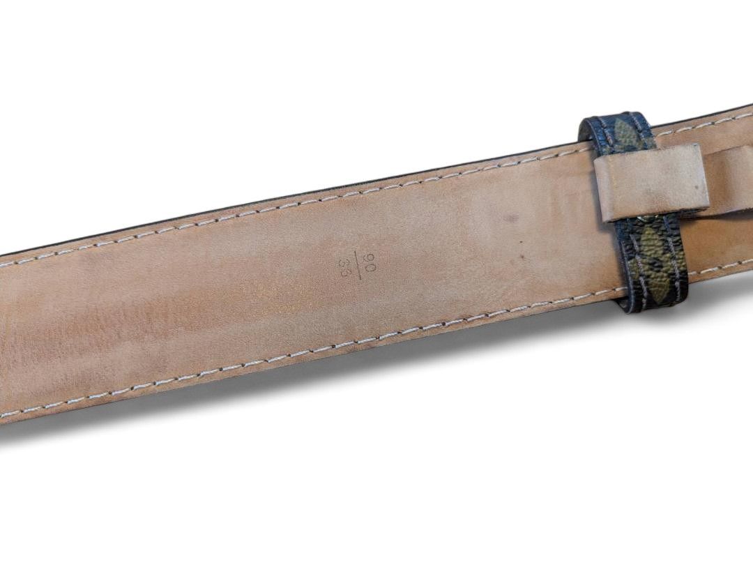 Louis Vuitton Louis Vuitton - Leather Monogram Belt Brown LV Size ONE SIZE - 5 Thumbnail