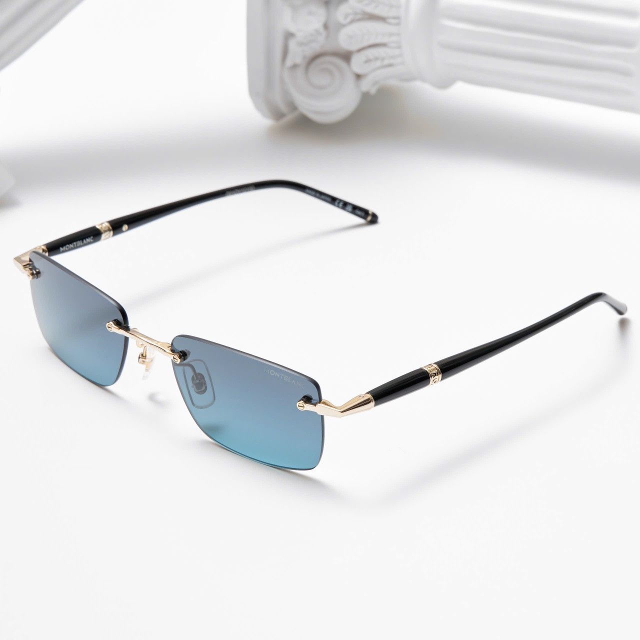 Montblanc MONTBLANC MB0344S 008 SUNGLASSES Size ONE SIZE - 2 Thumbnail