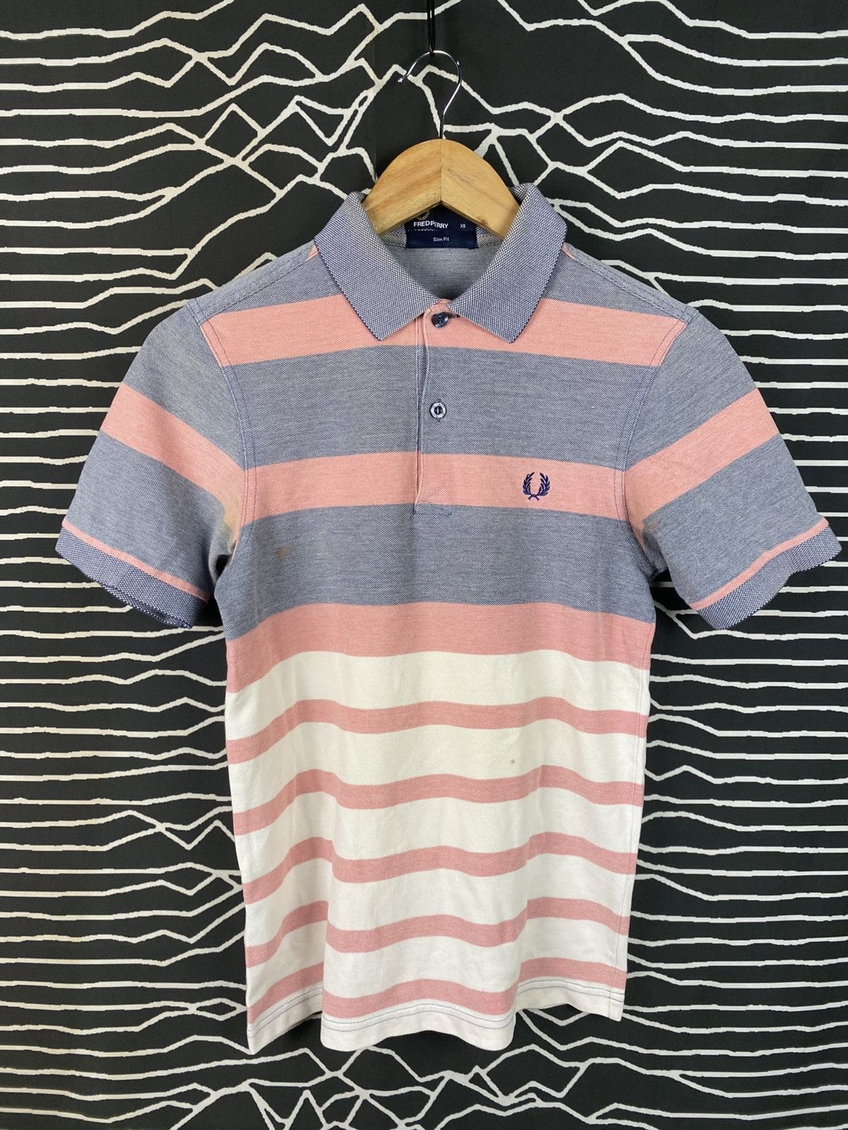 Fred Perry Fred Perry Multi-Color Striped Polo - Slim Fit Size US XXS / EU 40 - 1 Thumbnail