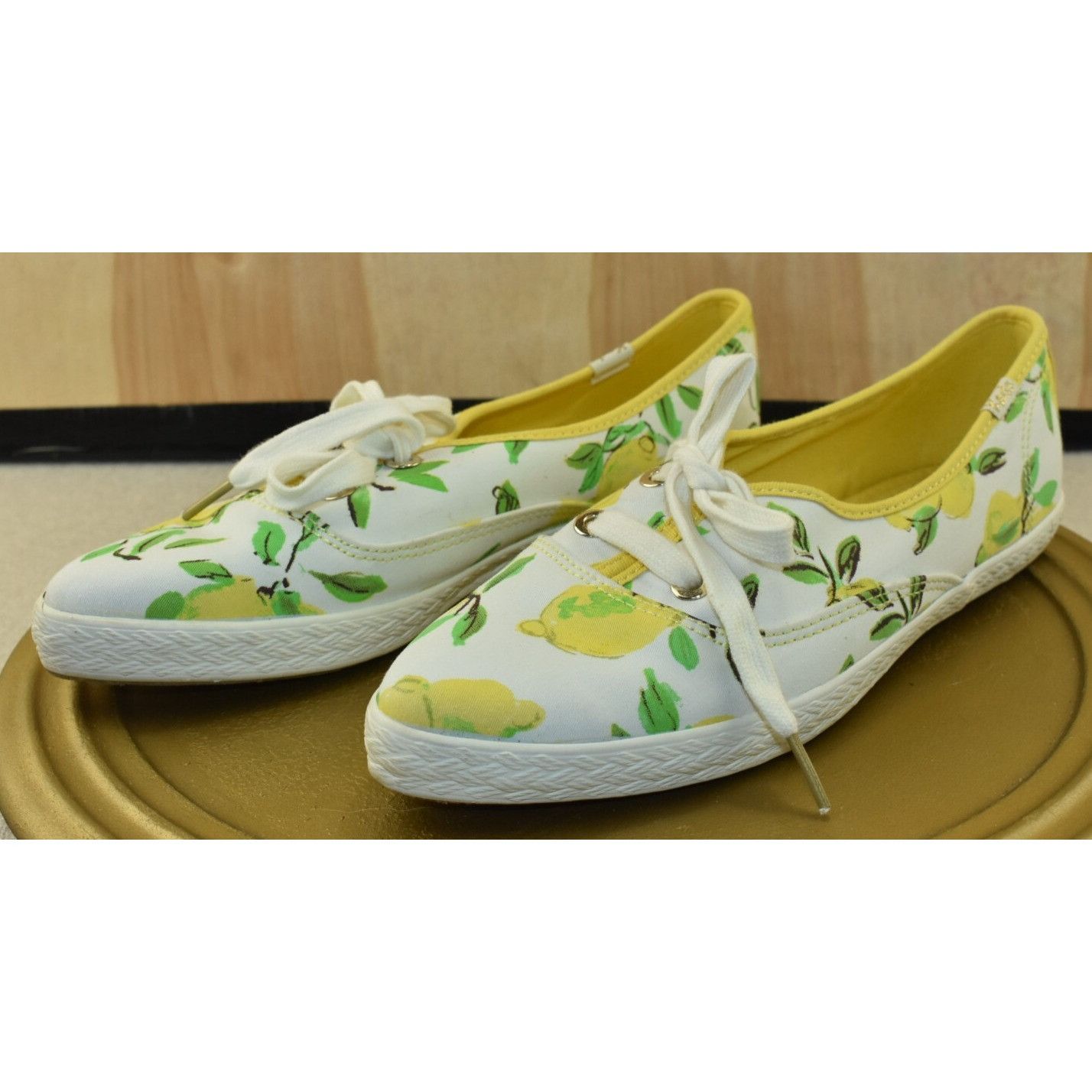 Kate Spade Keds X Kate Spade NY Women's Shoes Size 8 White/Yellow Lemon Size US 8 / IT 38 - 1 Thumbnail