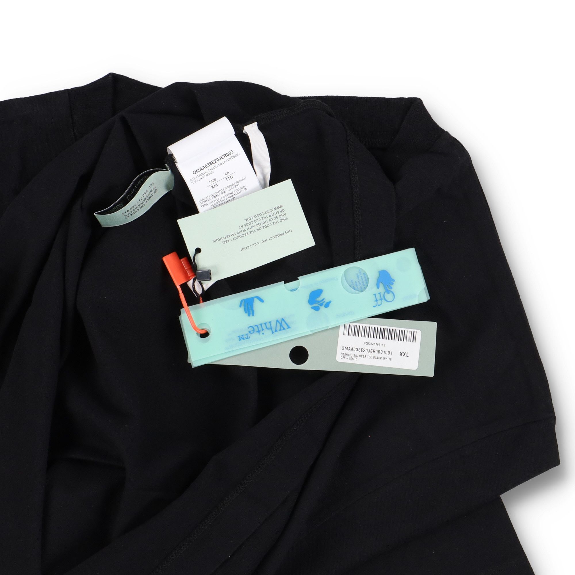 Off-White Black Stencil Arrows Oversized T-Shirt Size US XXL / EU 58 / 5 - 7 Thumbnail