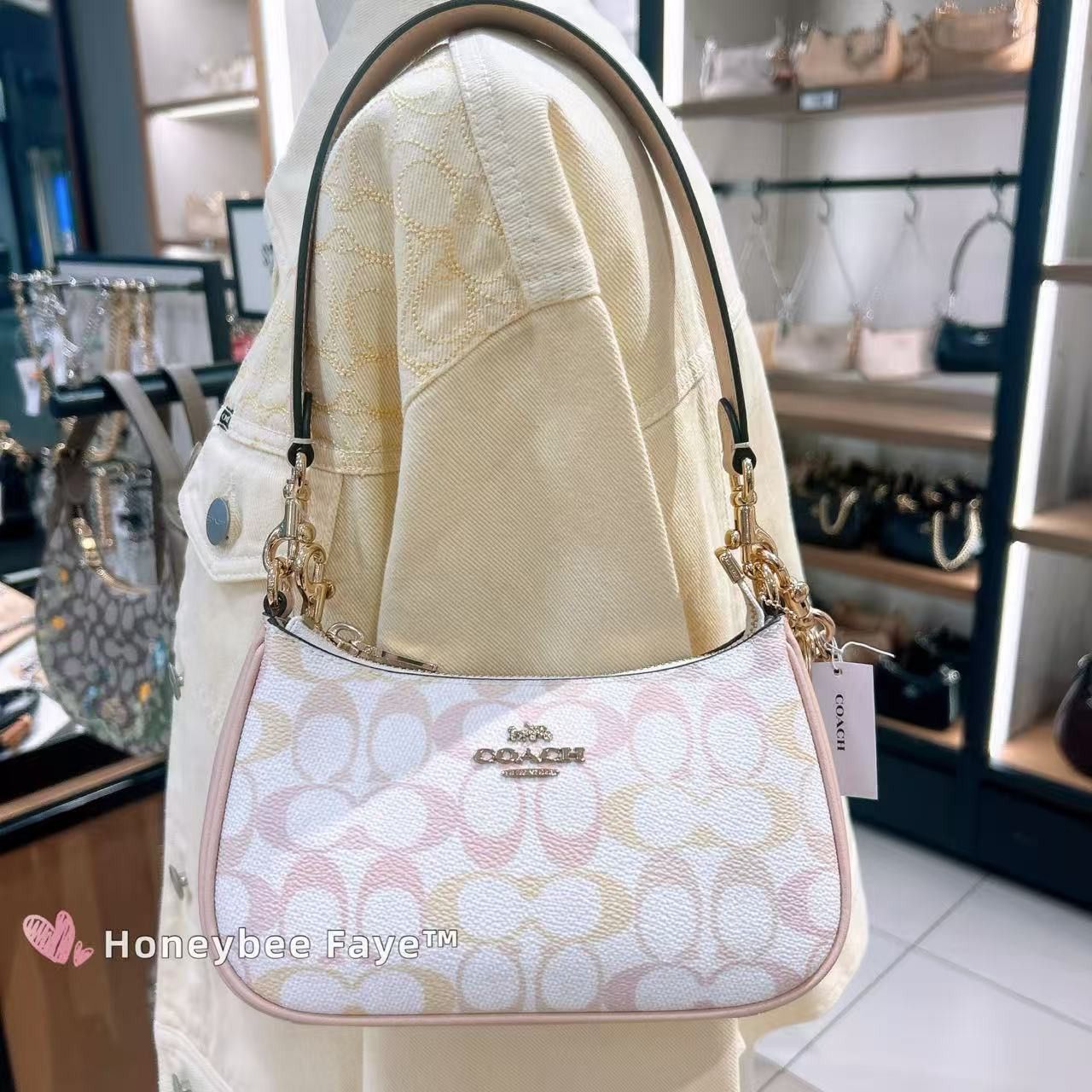 Coach Teri Mini Crossbody Bag In Pretty Signature Canvas CDW52 Size ONE SIZE - 1 Thumbnail