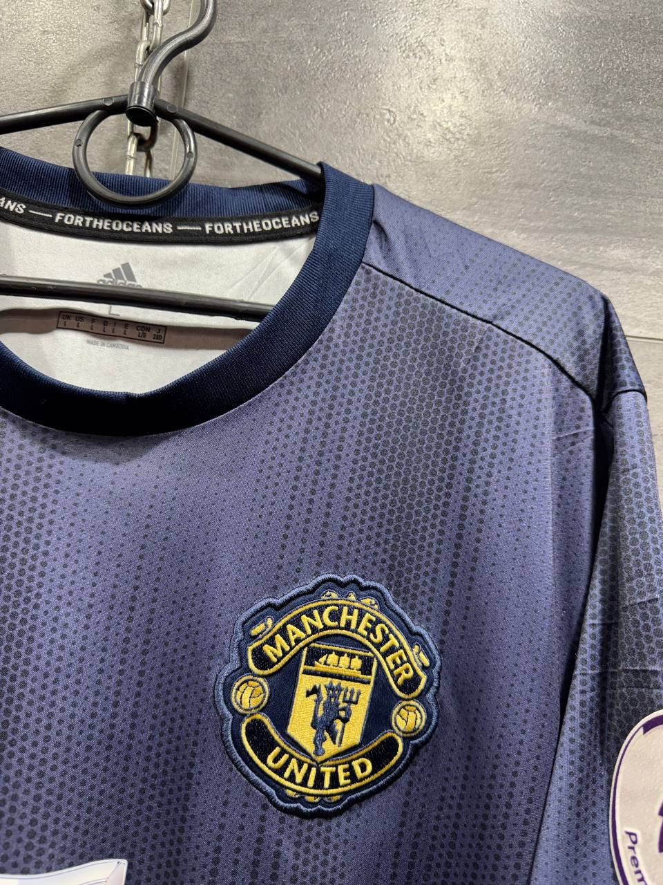 Adidas Manchester United 2018-19 Third Shirt Bailly #3 Size US L / EU 52-54 / 3 - 3 Thumbnail