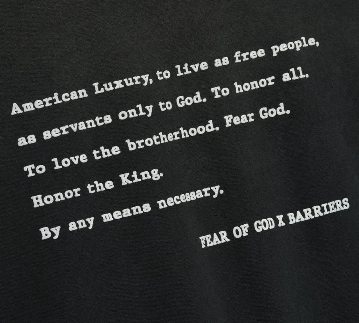 Fear of God Fear Of God Mainline “American Luxury” S/S Tee (S) Size US S / EU 44-46 / 1 - 3 Thumbnail