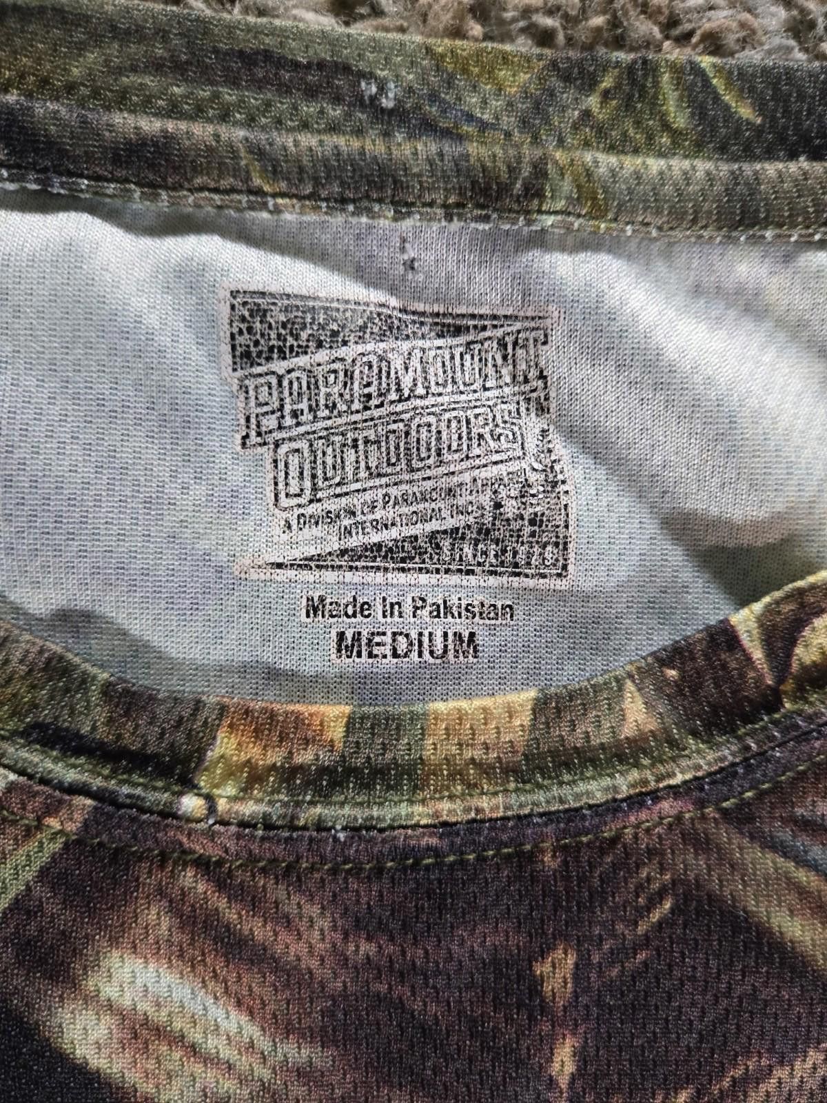 Designer Paramount Outdoors Fish Camo Jersey Shirt Medium Size US M / EU 48-50 / 2 - 2 Thumbnail