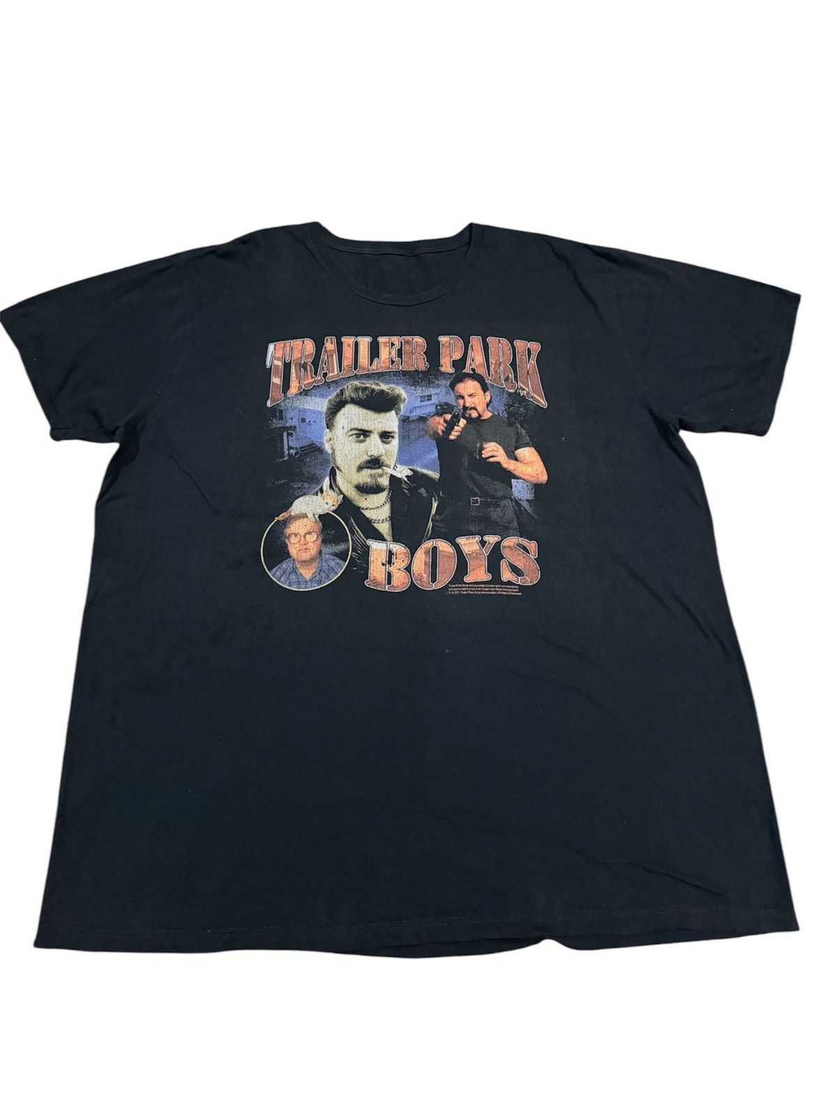 Vintage Vintage Bootleg Style Trailer Park Boys Rap Tee 90s Size US XXL / EU 58 / 5 - 1 Thumbnail