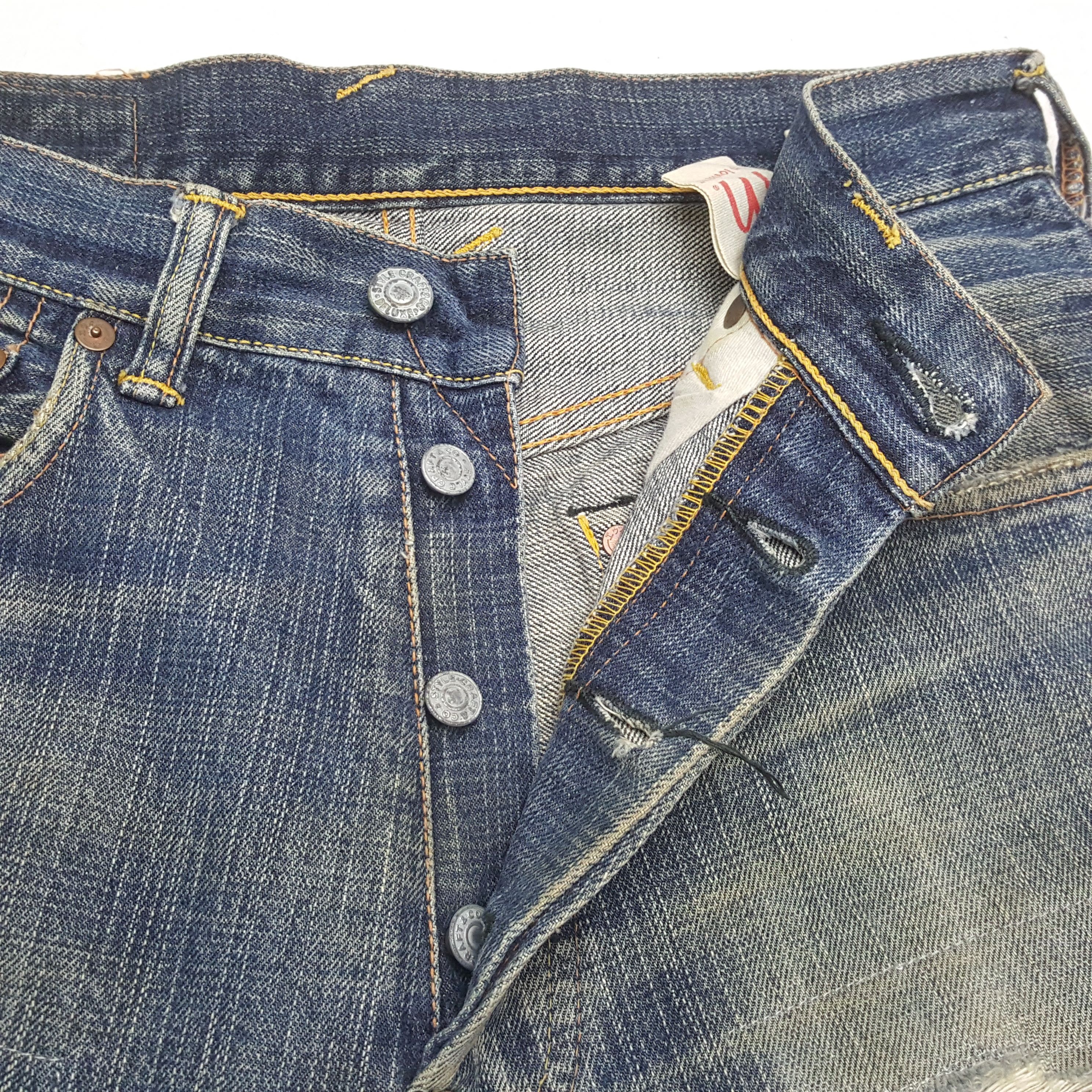 Evisu × Japanese Brand Vintage EVISU x McDonald Daicock Custom Distressed Jeans Size US 28 / EU 44 - 13 Thumbnail