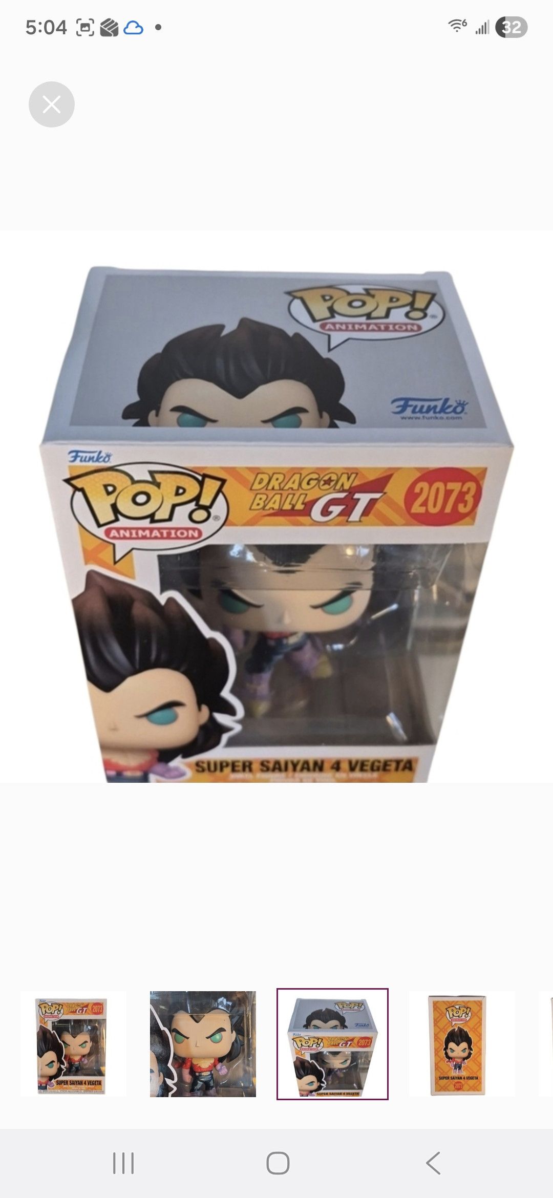 Other Funko × Dragon Ball GT S SAIYAN 4 VEGETA Funko Vinyl Figure Size ONE SIZE - 4 Thumbnail