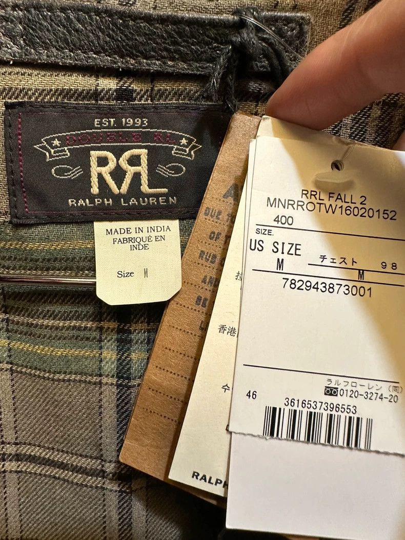 RRL Ralph Lauren RRL Ralph Lauren Full grain cowhide indigo dyed vintage A1 Size US S / EU 44-46 / 1 - 5 Thumbnail