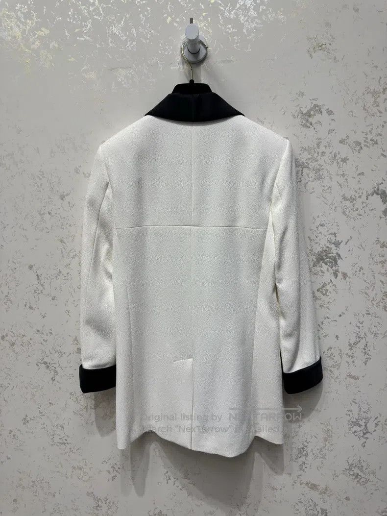 Chanel White and black suit jacket