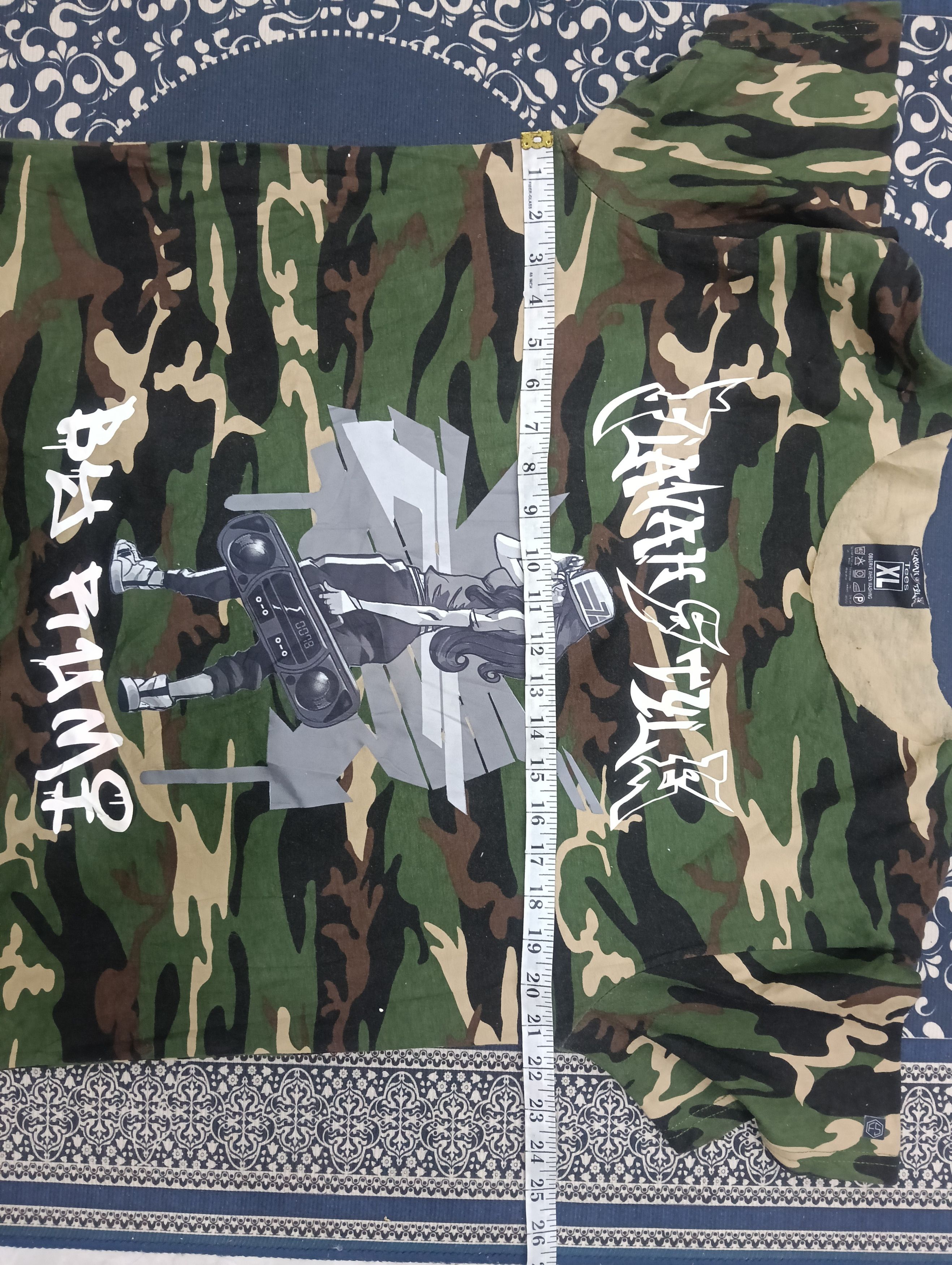Rap Tees Camouflage Japanese Brand Rap/Hip-hop Tees Size US L / EU 52-54 / 3 - 7 Thumbnail