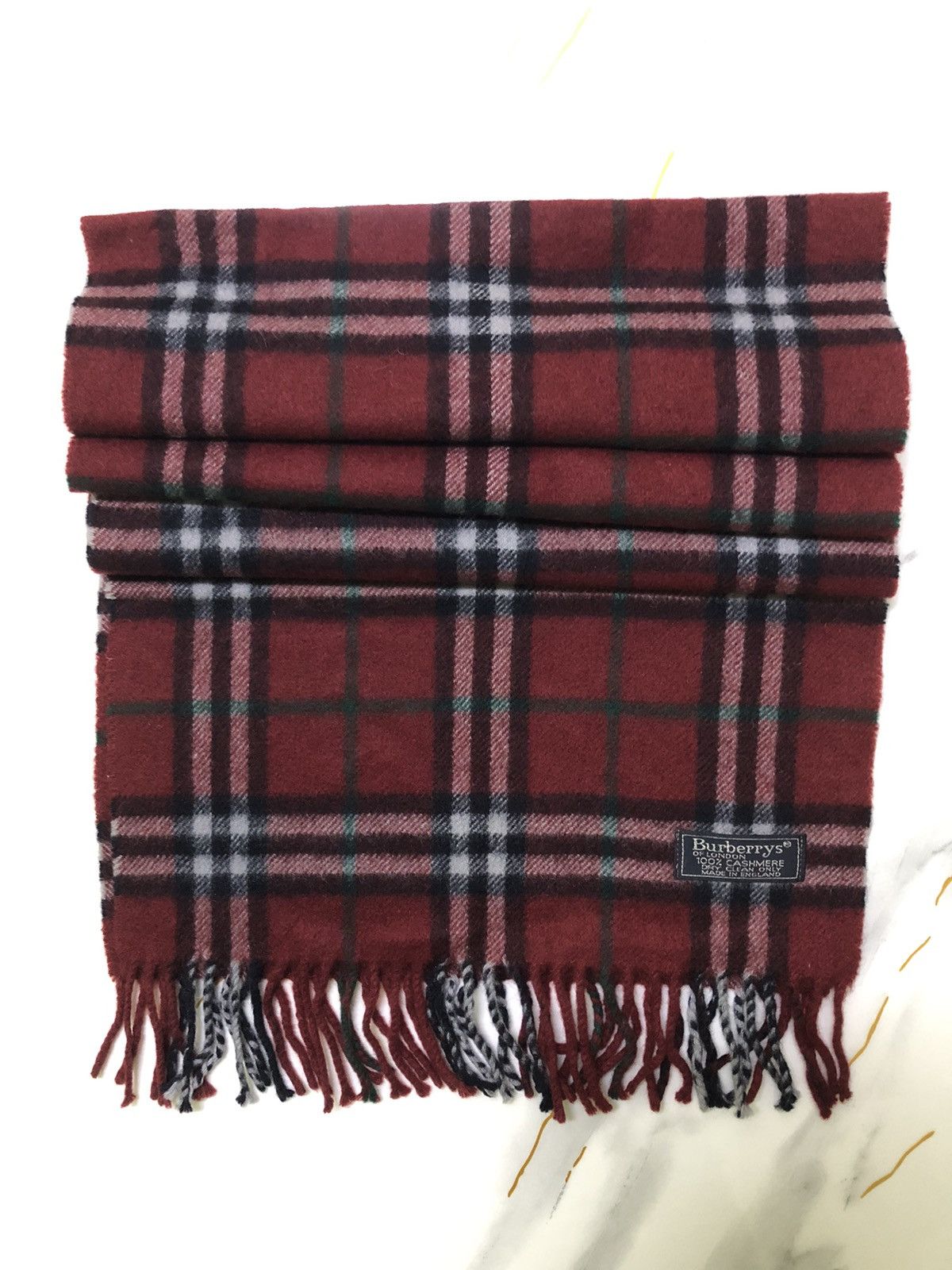 Burberry Vintage Burberrys Muffler Scarf Size ONE SIZE - 3 Thumbnail