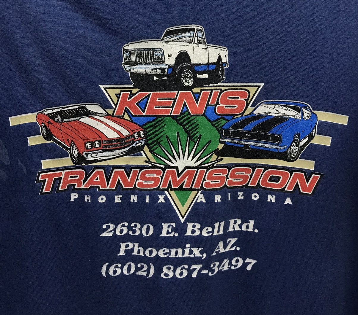 Stussy × Vintage Vintage Stussy Ken’s Transmission Made In Usa Shirt Size US L / EU 52-54 / 3 - 3 Thumbnail