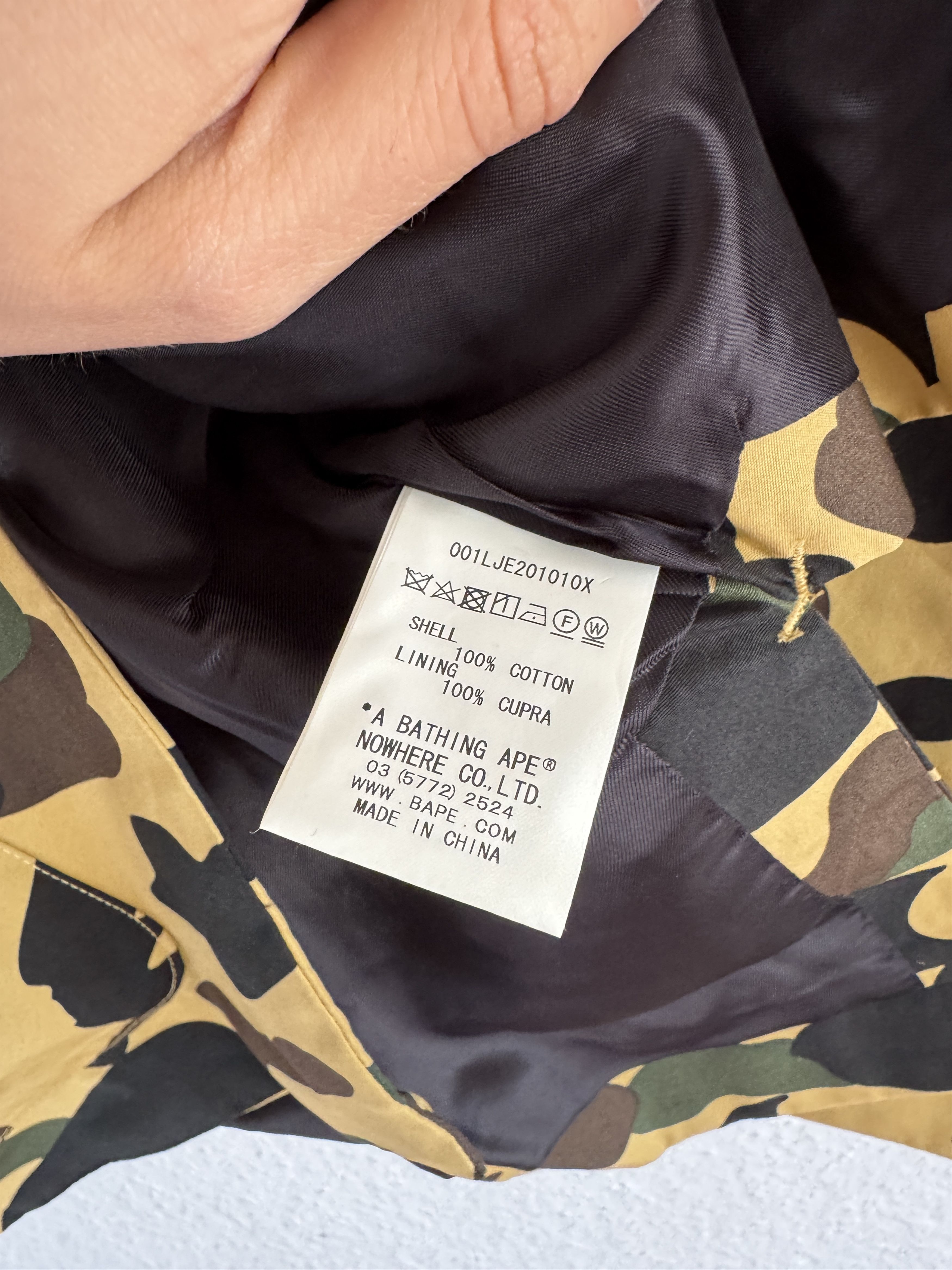 Bape 1st Camo China Jacket Yellow Size US XL / EU 56 / 4 - 14 Thumbnail