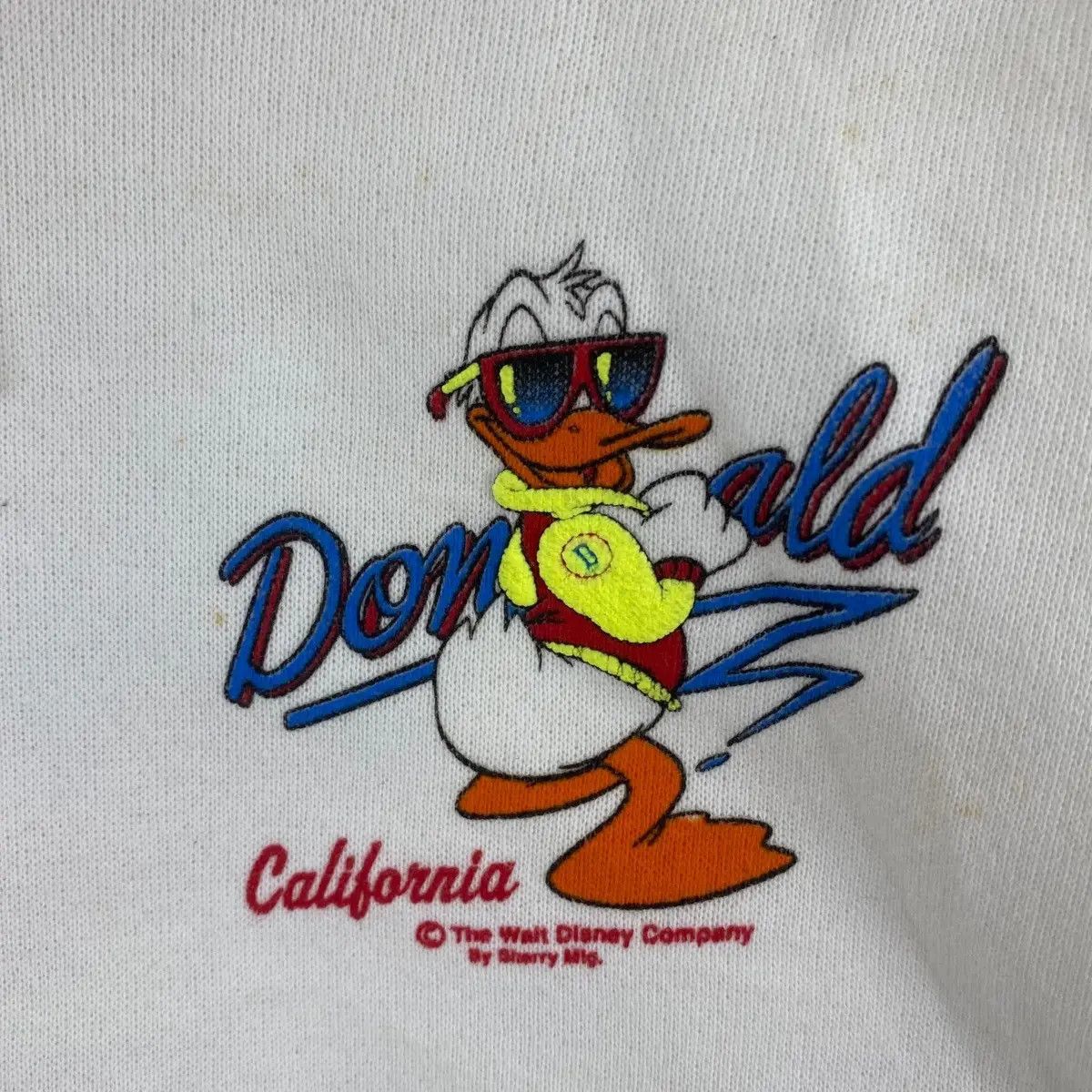 Disney Vintage 90’ DISNEY DONALD DUCK Sherry Mig Art Hoodie Size M / US 6-8 / IT 42-44 - 3 Thumbnail