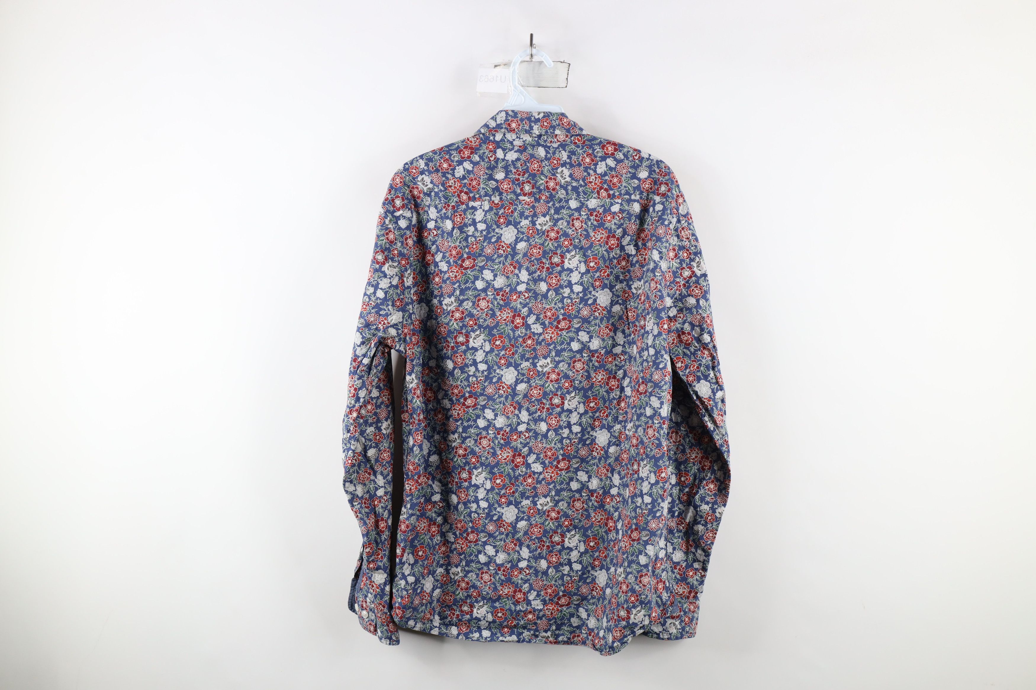 Express × Vintage Express Soft Wash Flower All Over Print Button Down Shirt Size US M / EU 48-50 / 2 - 10 Thumbnail