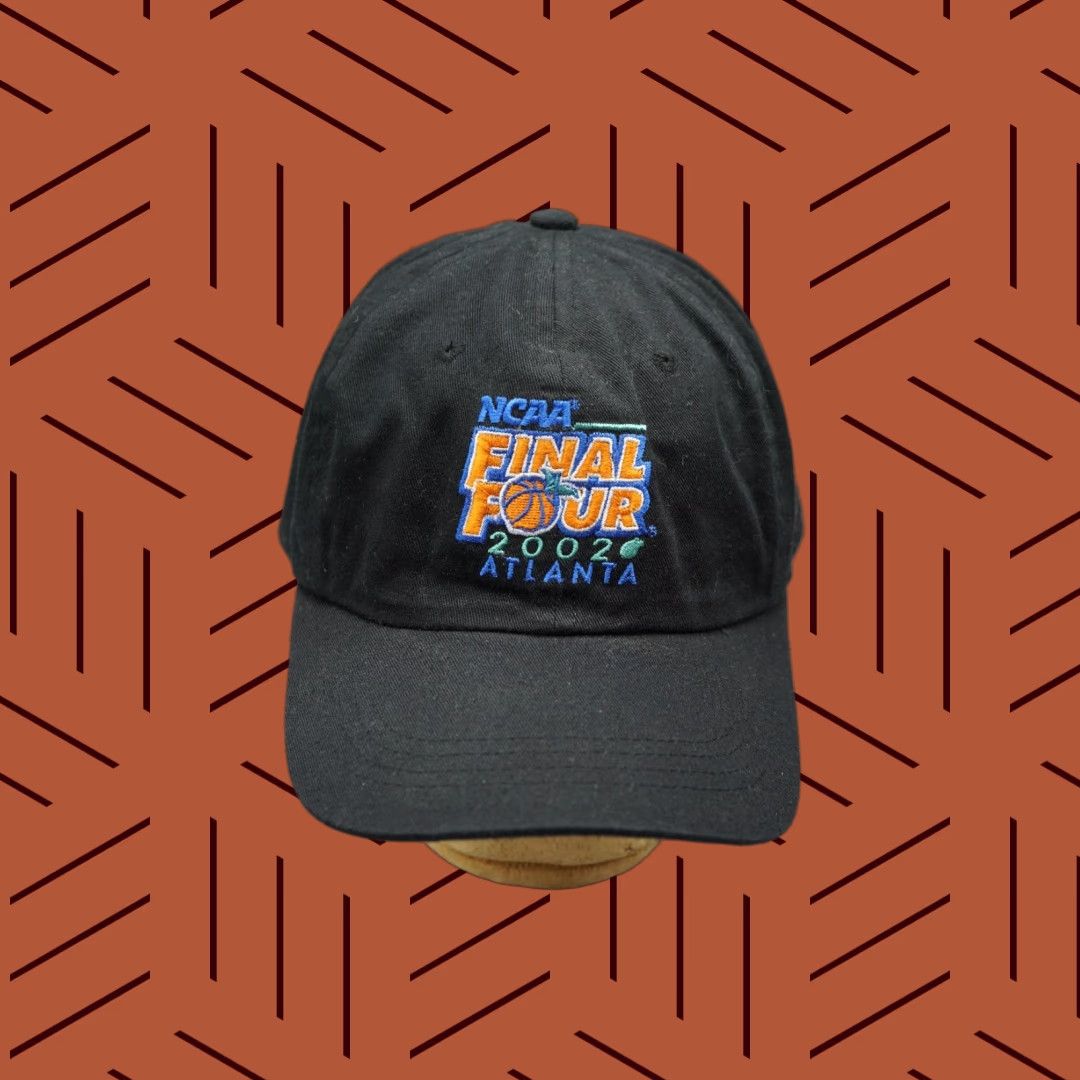 NCAA VINTAGE NCAA Final Four 2002 Atlanta Hat Mountain Dew Men's Adjustable Black Cap Size ONE SIZE - 1 Thumbnail