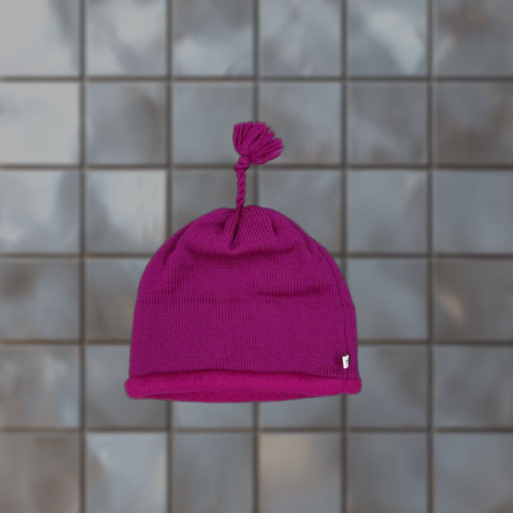 Vintage VINTAGE Turtle Fur Mens Red Pom Beanie Wool Acrylic Ski Hat One Size Size ONE SIZE - 1 Thumbnail