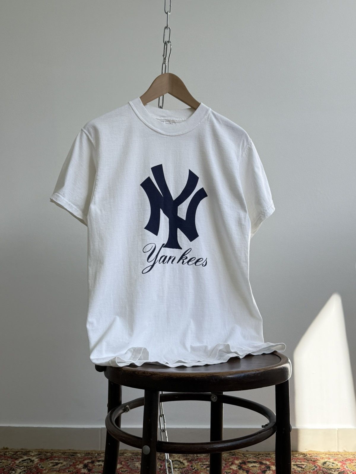 New York Yankees Vintage 90s New York Yankees T-Shirt Size US M / EU 48-50 / 2 - 1 Thumbnail