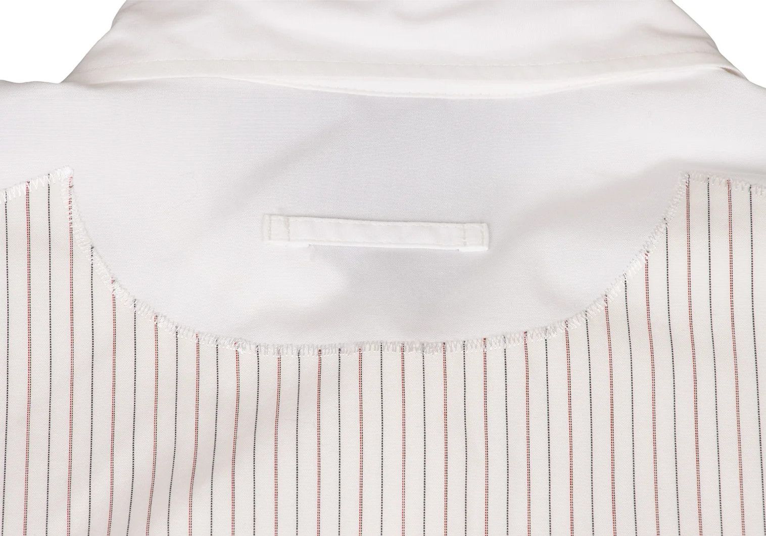 Jean Paul Gaultier Striped Panel Shirt in White, Size 48 Size US M / EU 48-50 / 2 - 14 Thumbnail