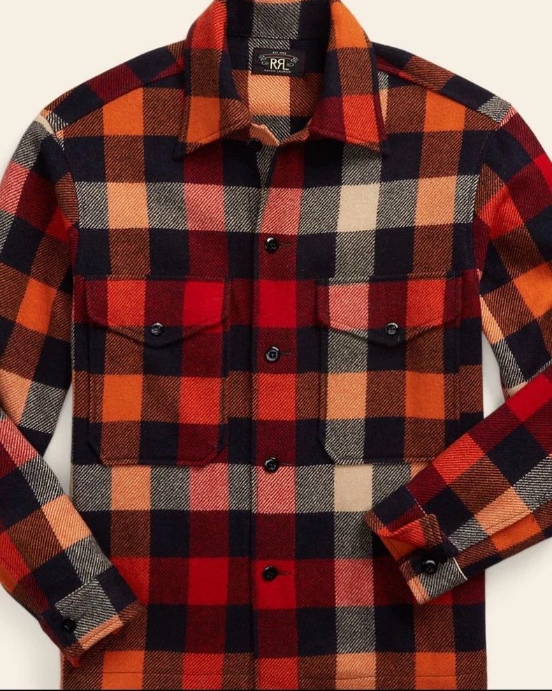 RRL Ralph Lauren RRL Ralph Lauren New wool plaid shirt Size US S / EU 44-46 / 1 - 1 Thumbnail