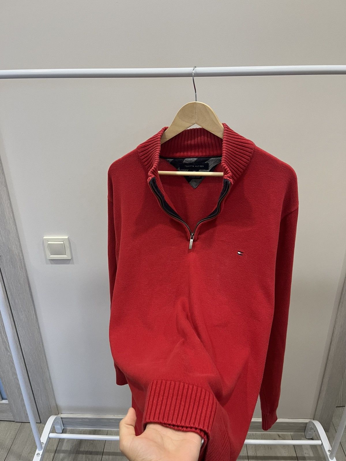 Tommy Hilfiger Tommy Hilfiger Quarter Zip Sweater Size US XXL / EU 58 / 5 - 2 Thumbnail