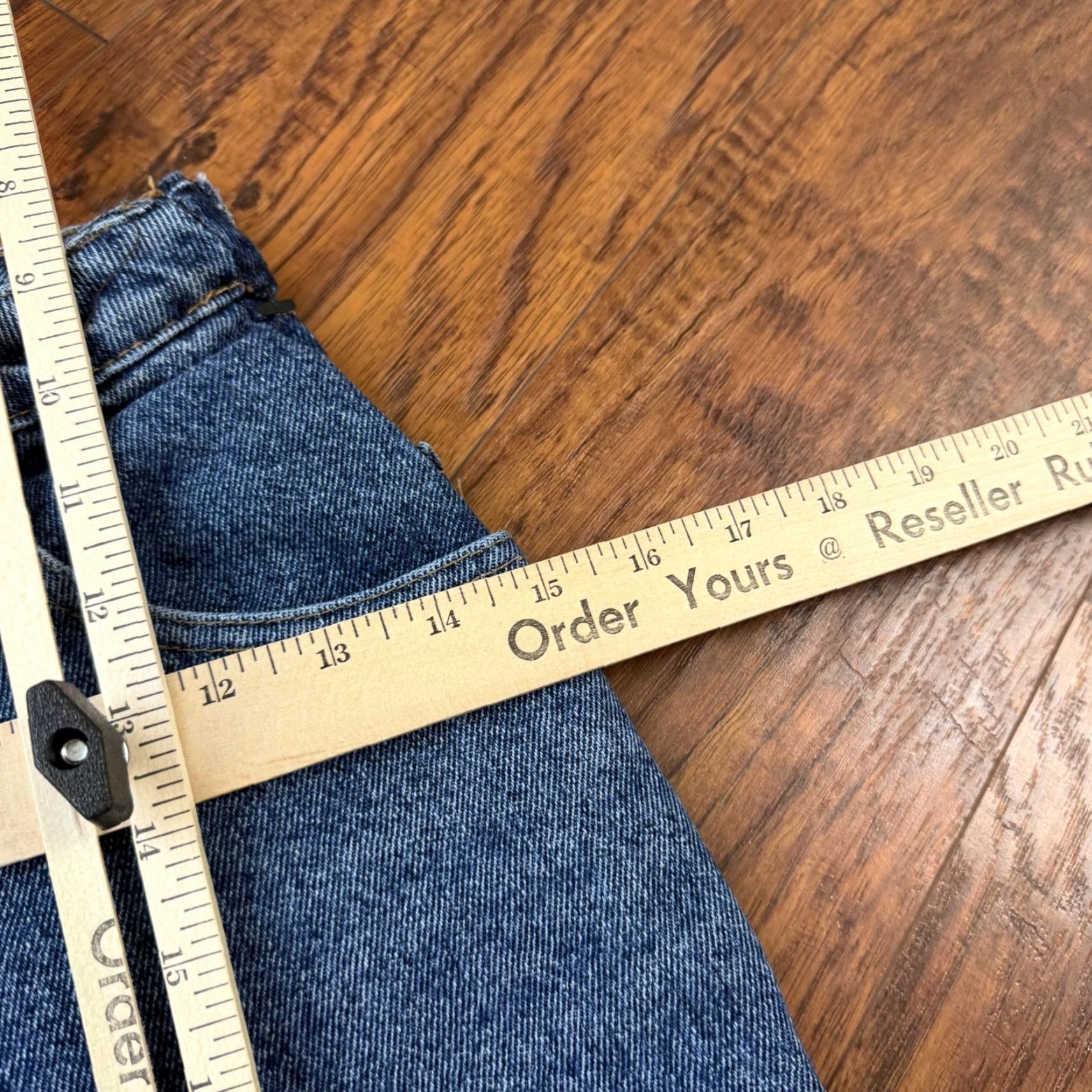 Gap VINTAGE Gap Jeans Womens 10 Straight High Rise Denim 90s Made in USA 20x32 Blue 100% Cotton Pockets Mens? Size 32" / US 10 / IT 46 - 6 Thumbnail
