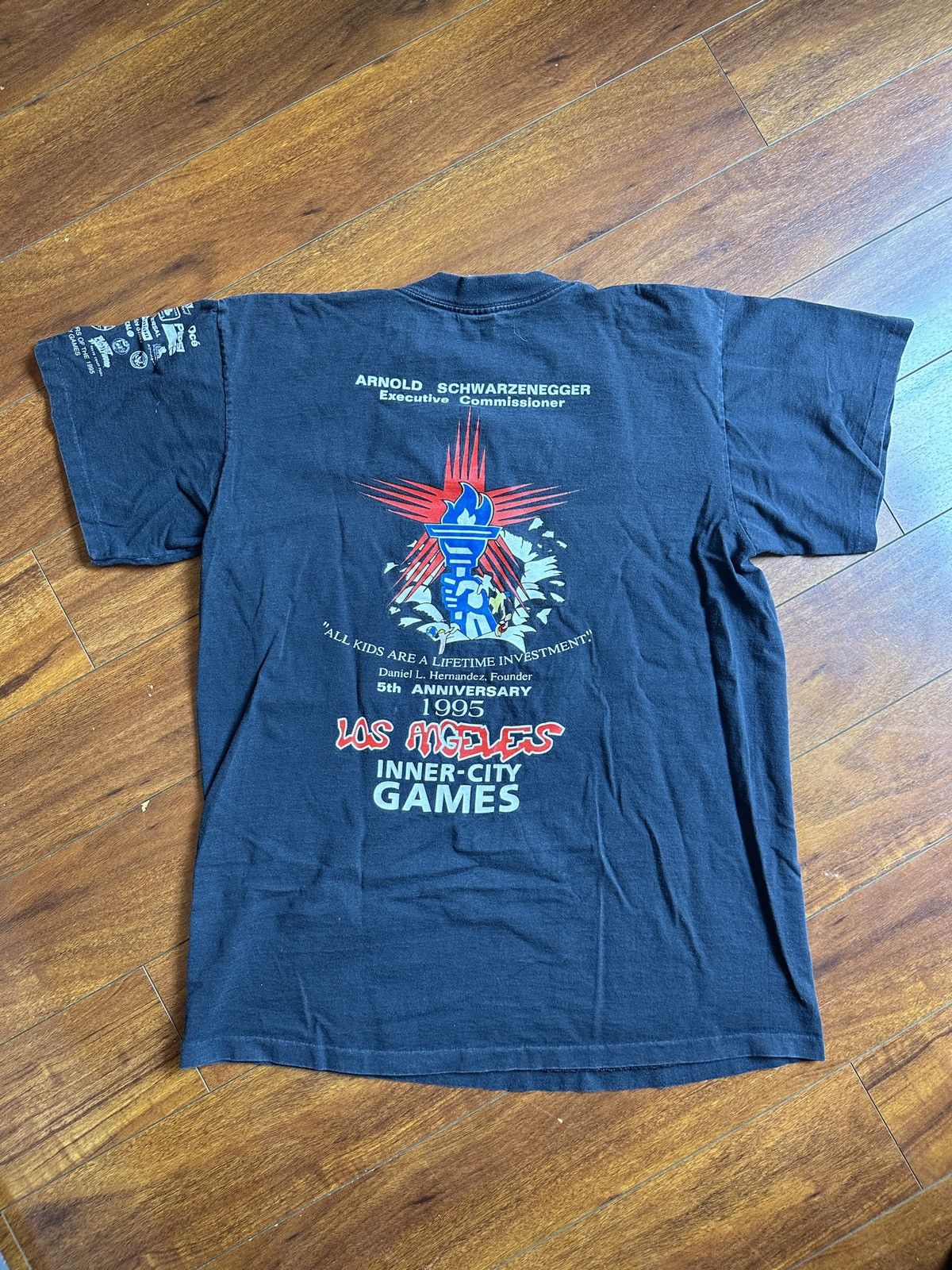 Vintage Nike PLAY Shirt Black 90s